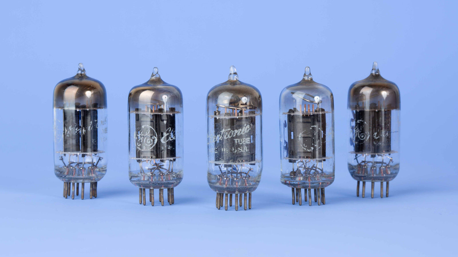 GE 12AX7 Black Plate NOS Vacuum Tubes