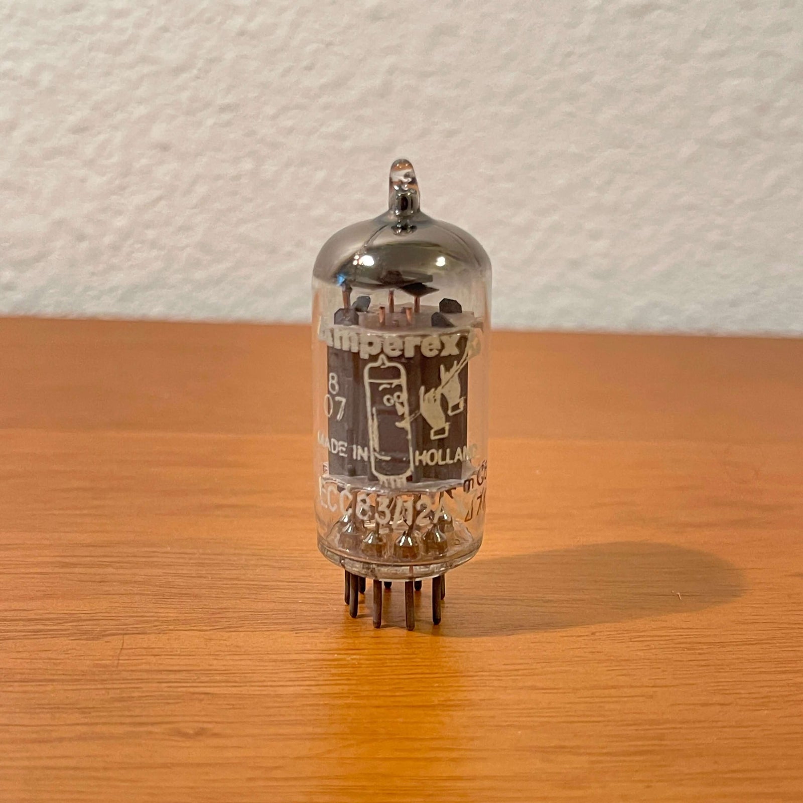 Amperex 12AX7/ECC83 NOS Tubes Fuzz Audio NOS Short Plate - Bugle Boy Logo