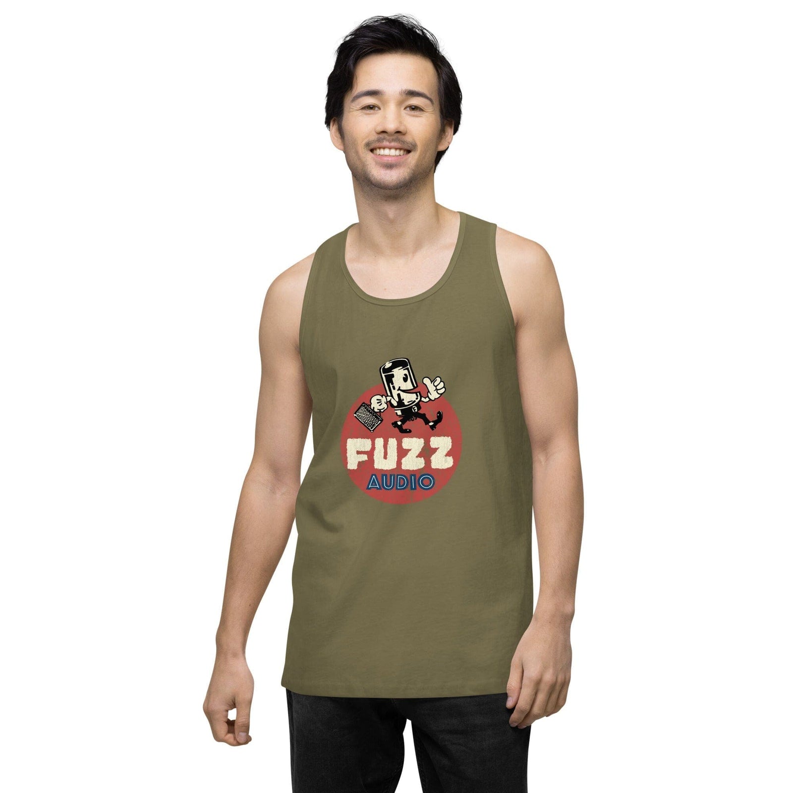 Fuzz Audio Mens Premium Tank Top Fuzz Audio