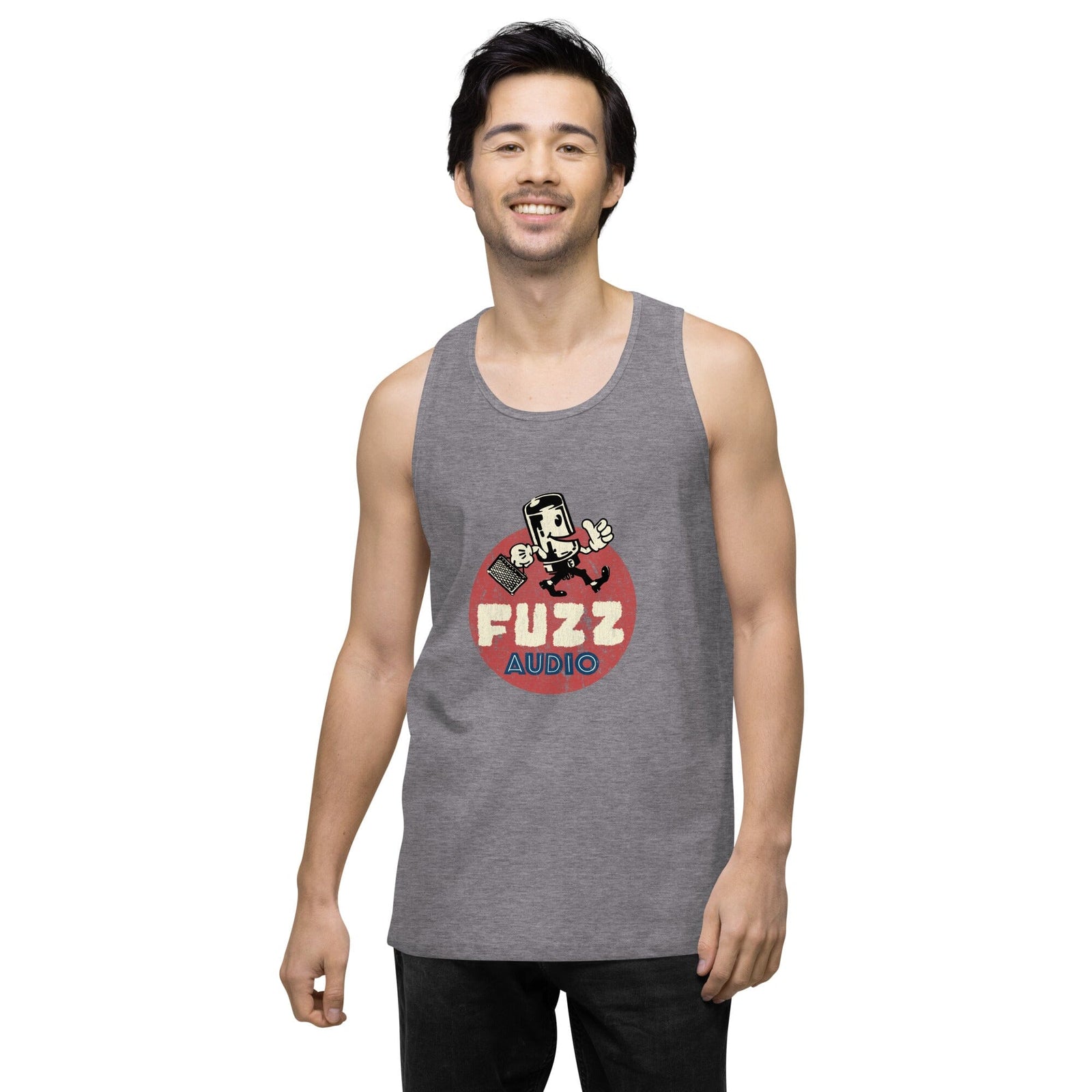 Fuzz Audio Mens Premium Tank Top Fuzz Audio