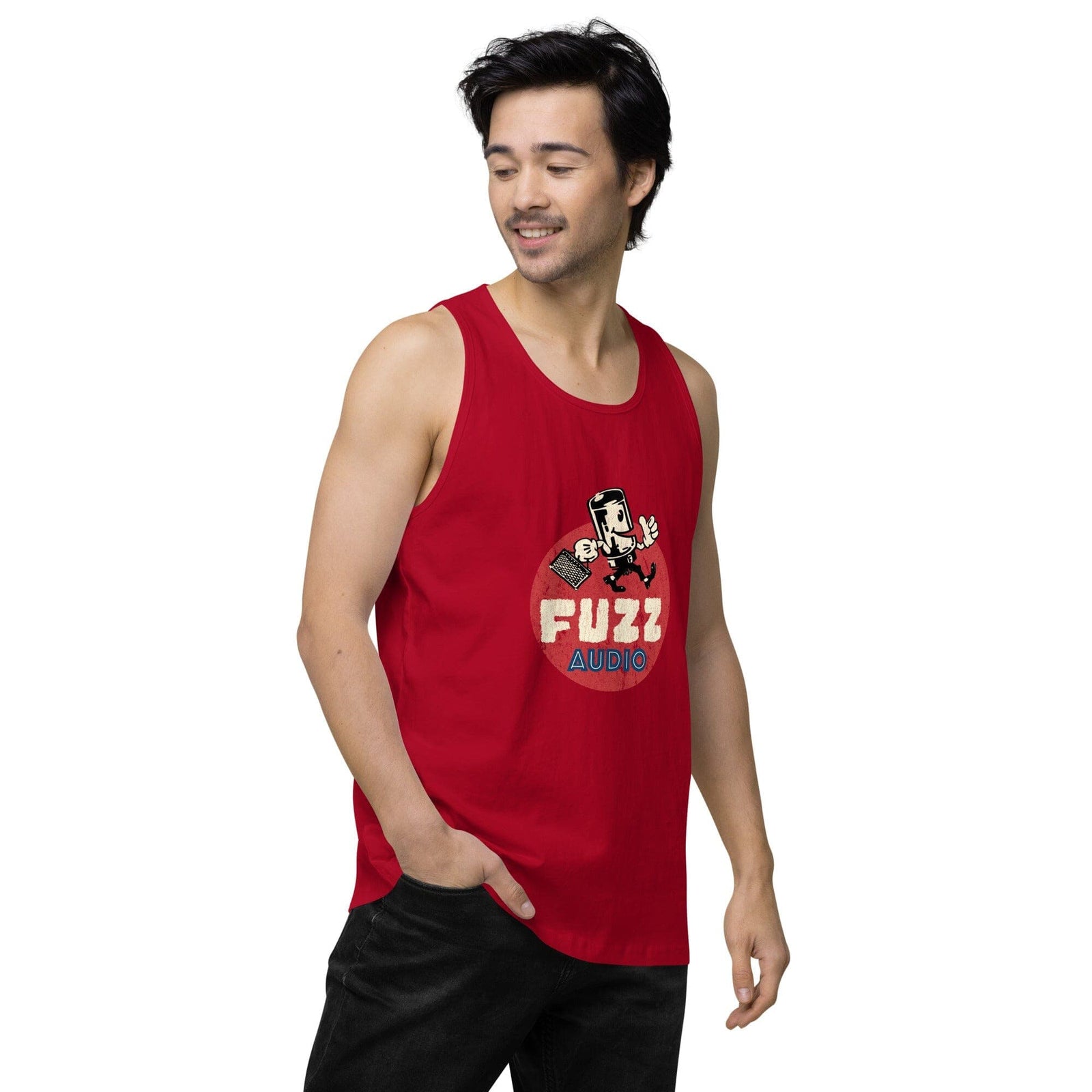 Fuzz Audio Mens Premium Tank Top Fuzz Audio