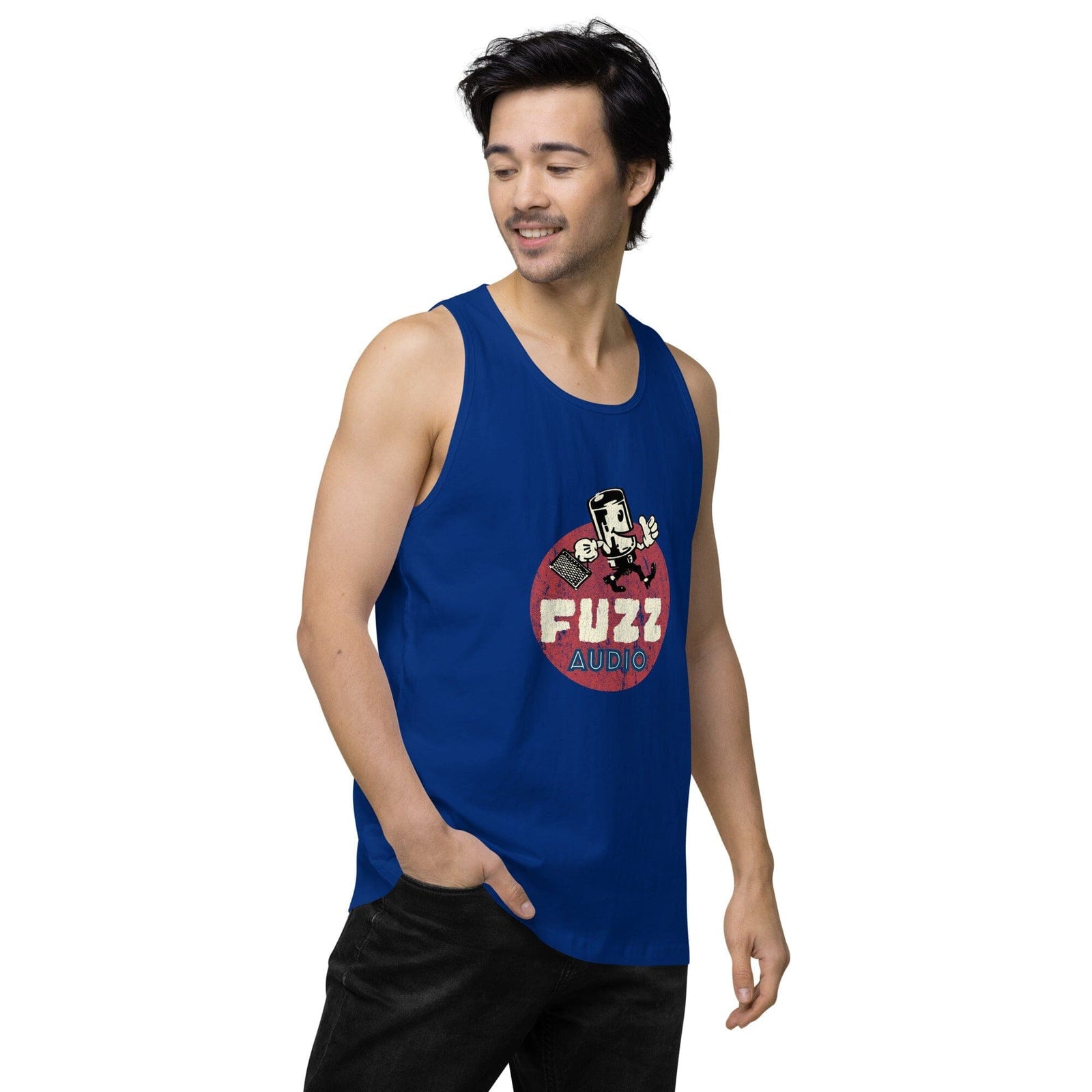 Fuzz Audio Mens Premium Tank Top Fuzz Audio