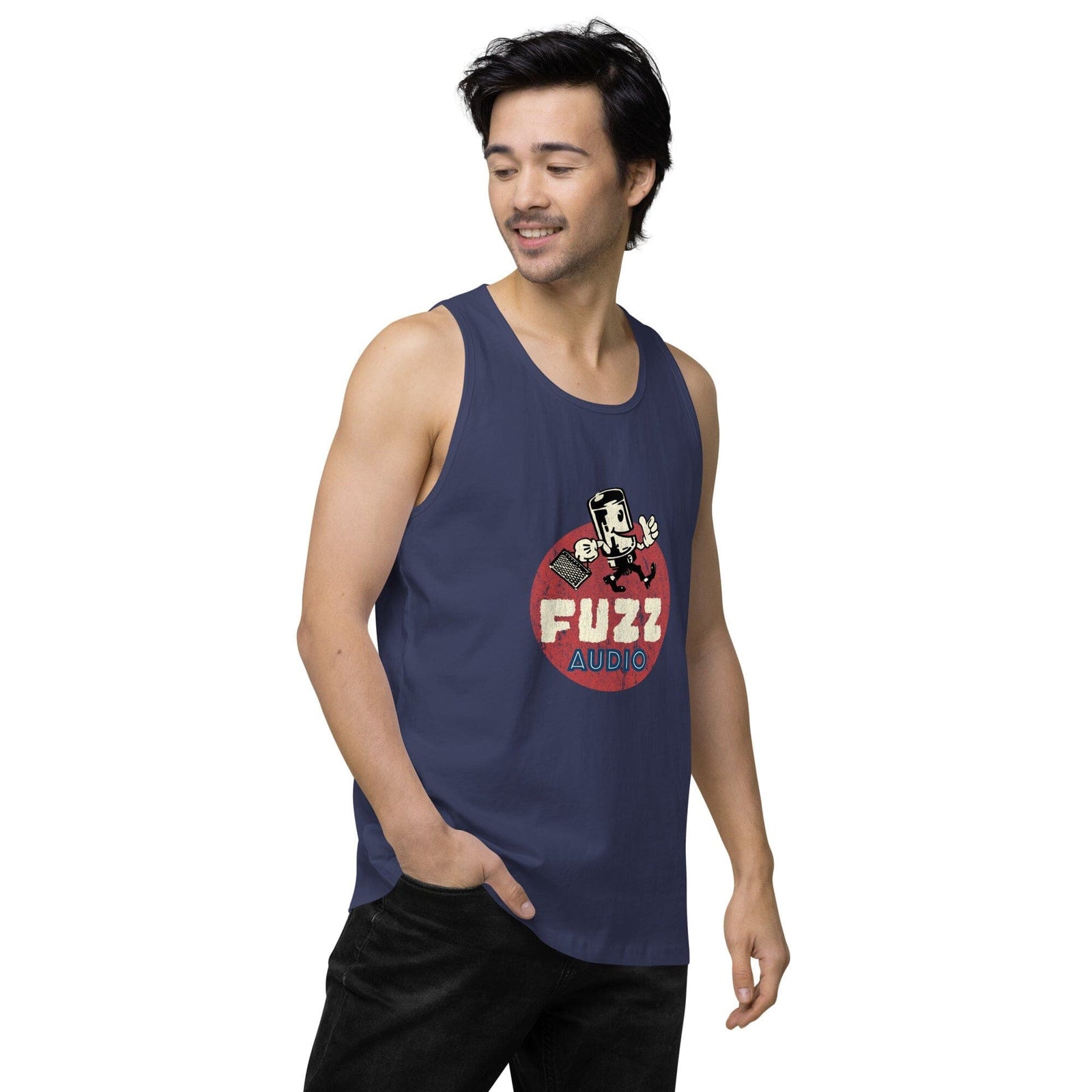 Fuzz Audio Mens Premium Tank Top Fuzz Audio
