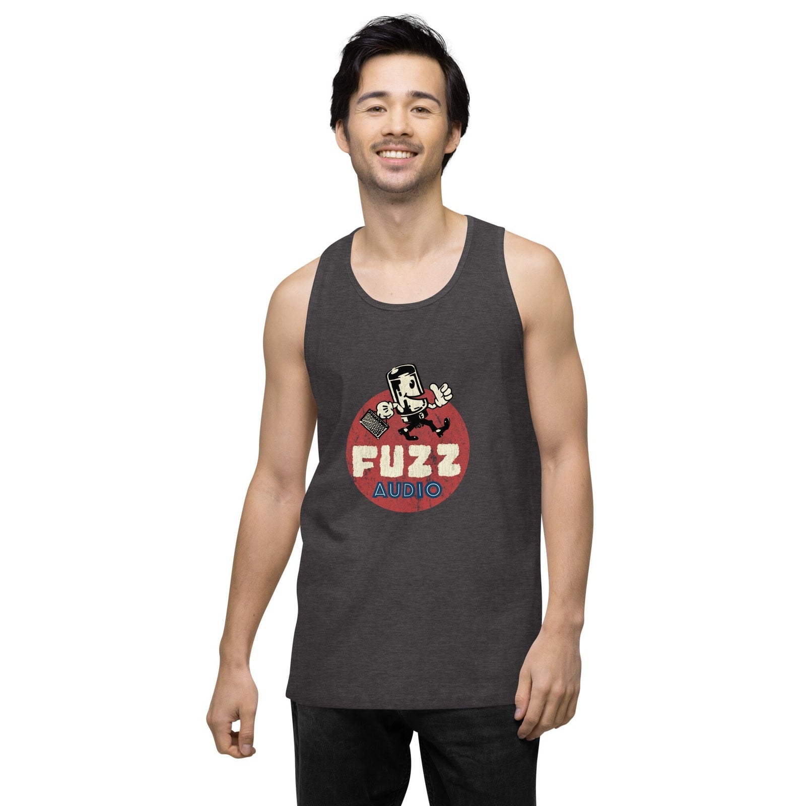 Fuzz Audio Mens Premium Tank Top Fuzz Audio
