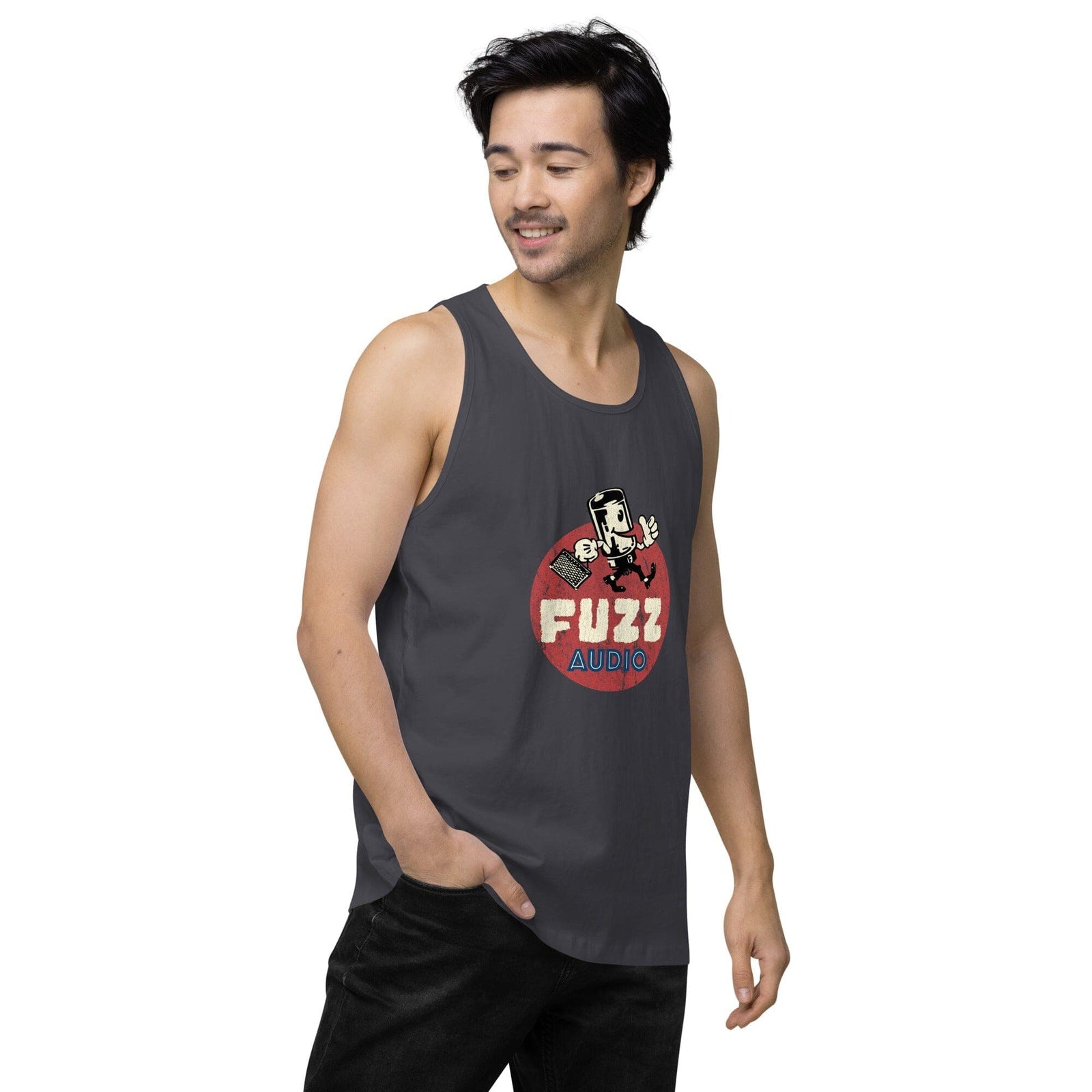 Fuzz Audio Mens Premium Tank Top Fuzz Audio