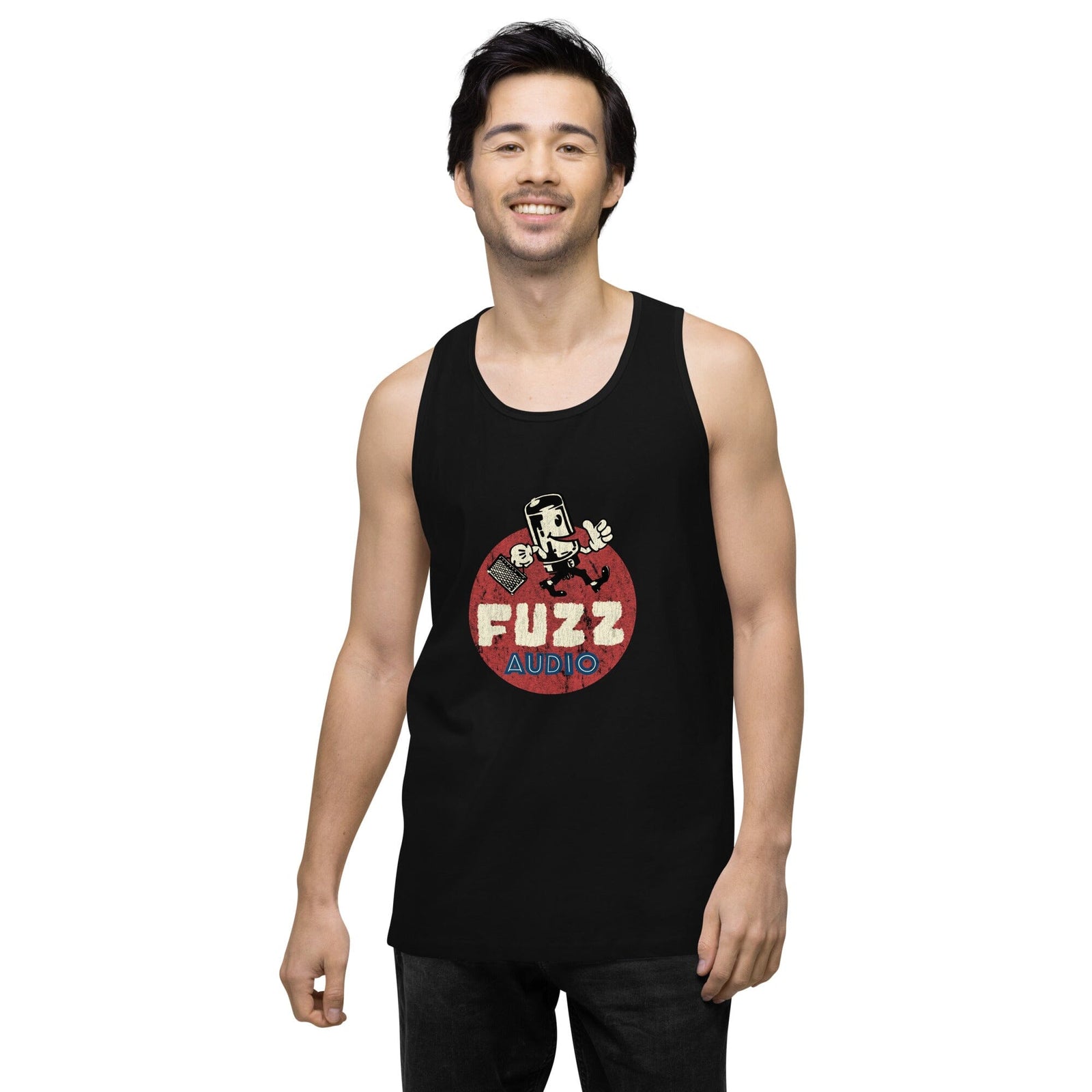 Fuzz Audio Mens Premium Tank Top Fuzz Audio