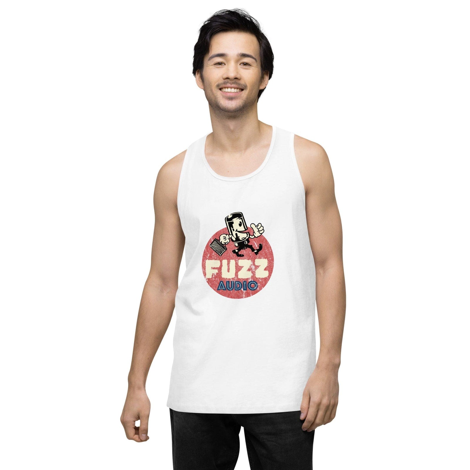 Fuzz Audio Mens Premium Tank Top Fuzz Audio