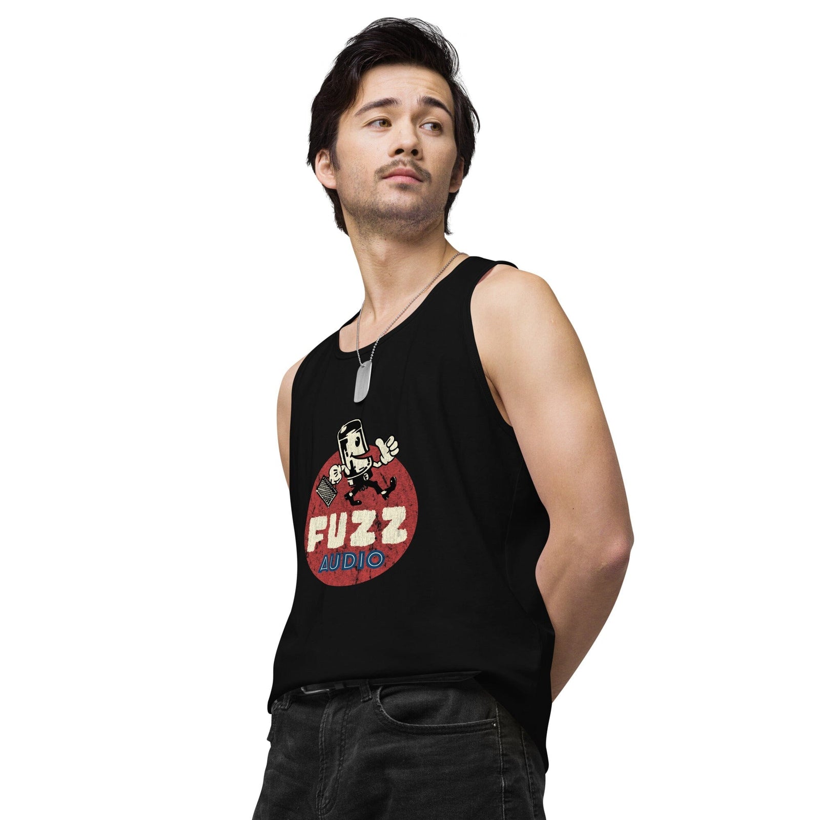 Fuzz Audio Mens Premium Tank Top Fuzz Audio