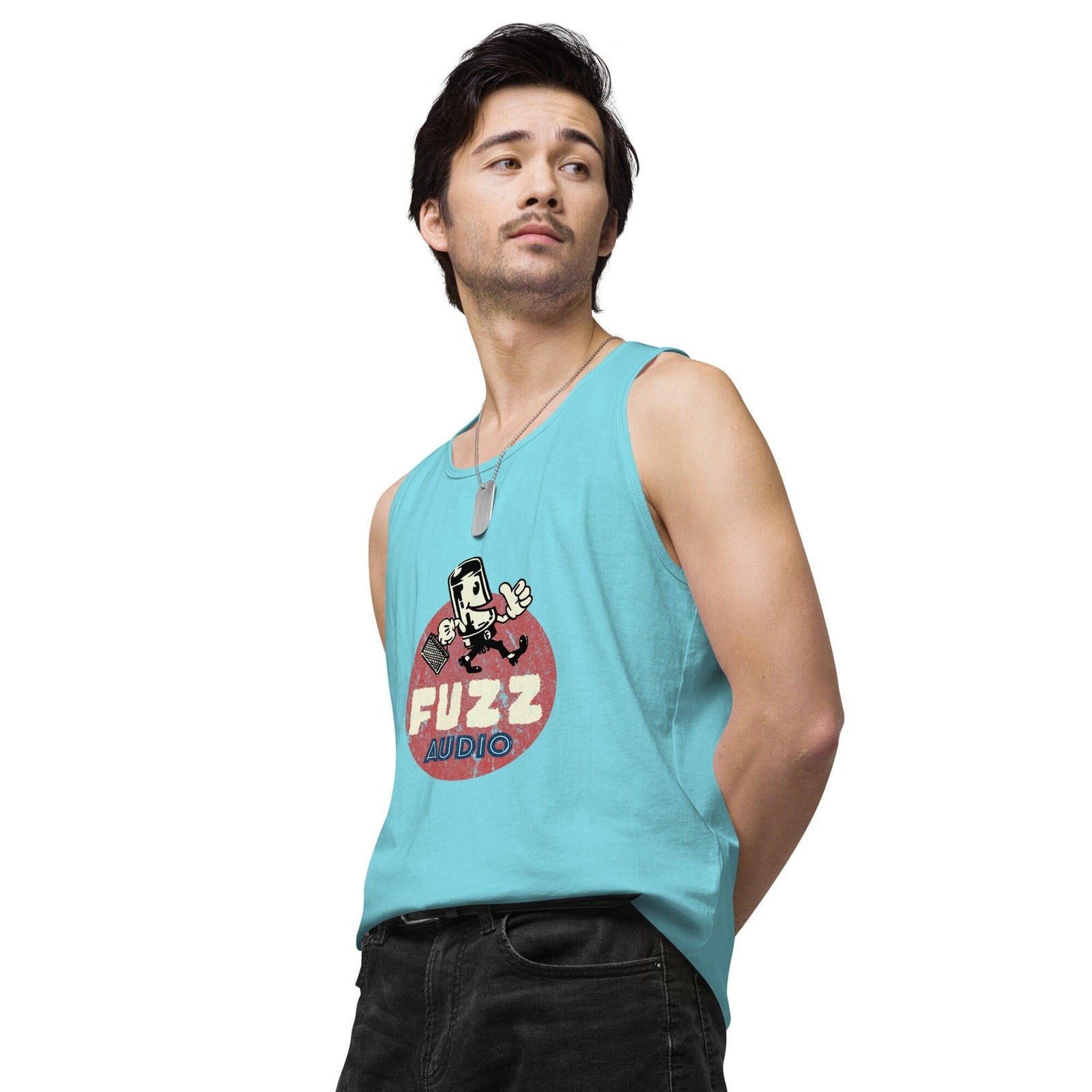 Fuzz Audio Mens Premium Tank Top Fuzz Audio