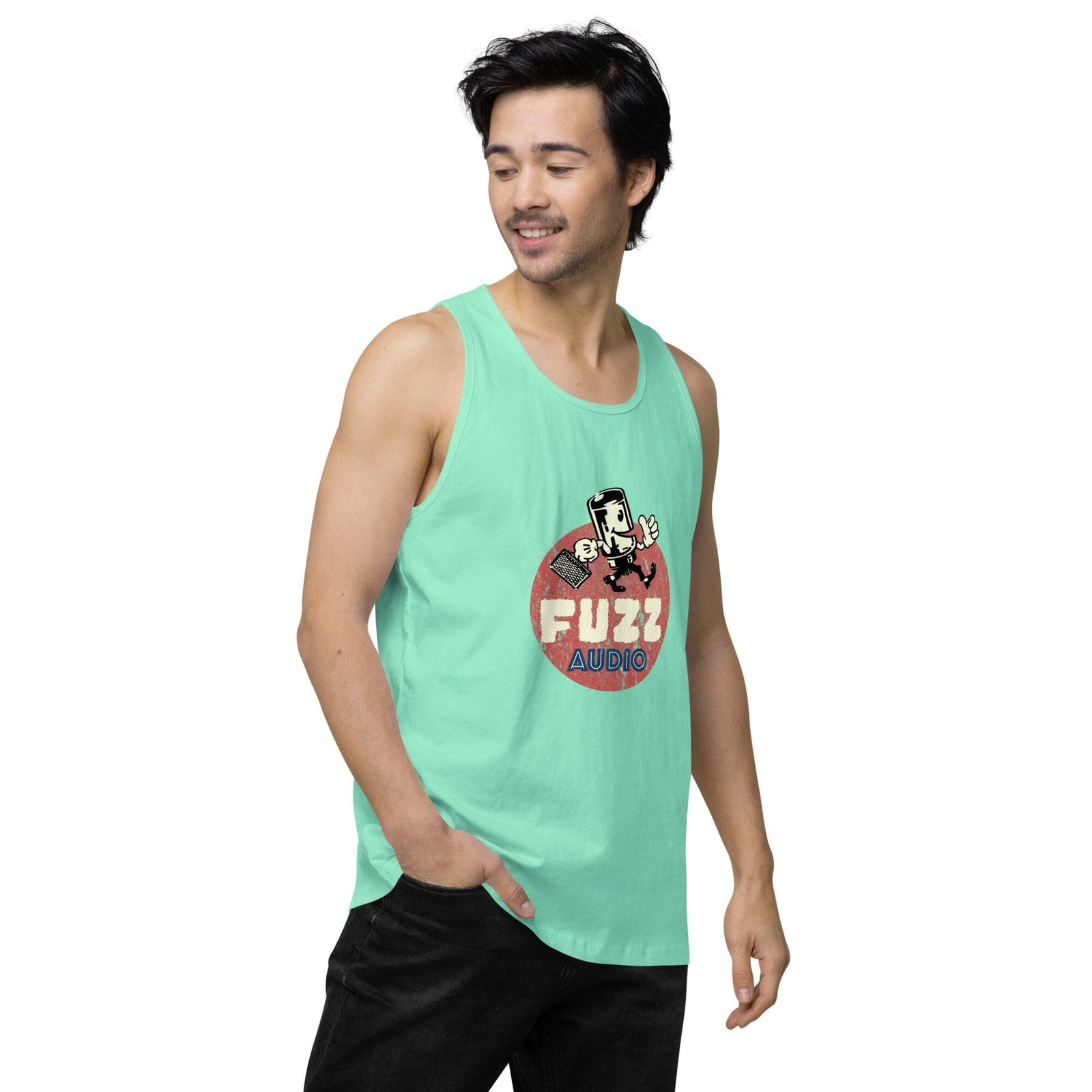 Fuzz Audio Mens Premium Tank Top Fuzz Audio