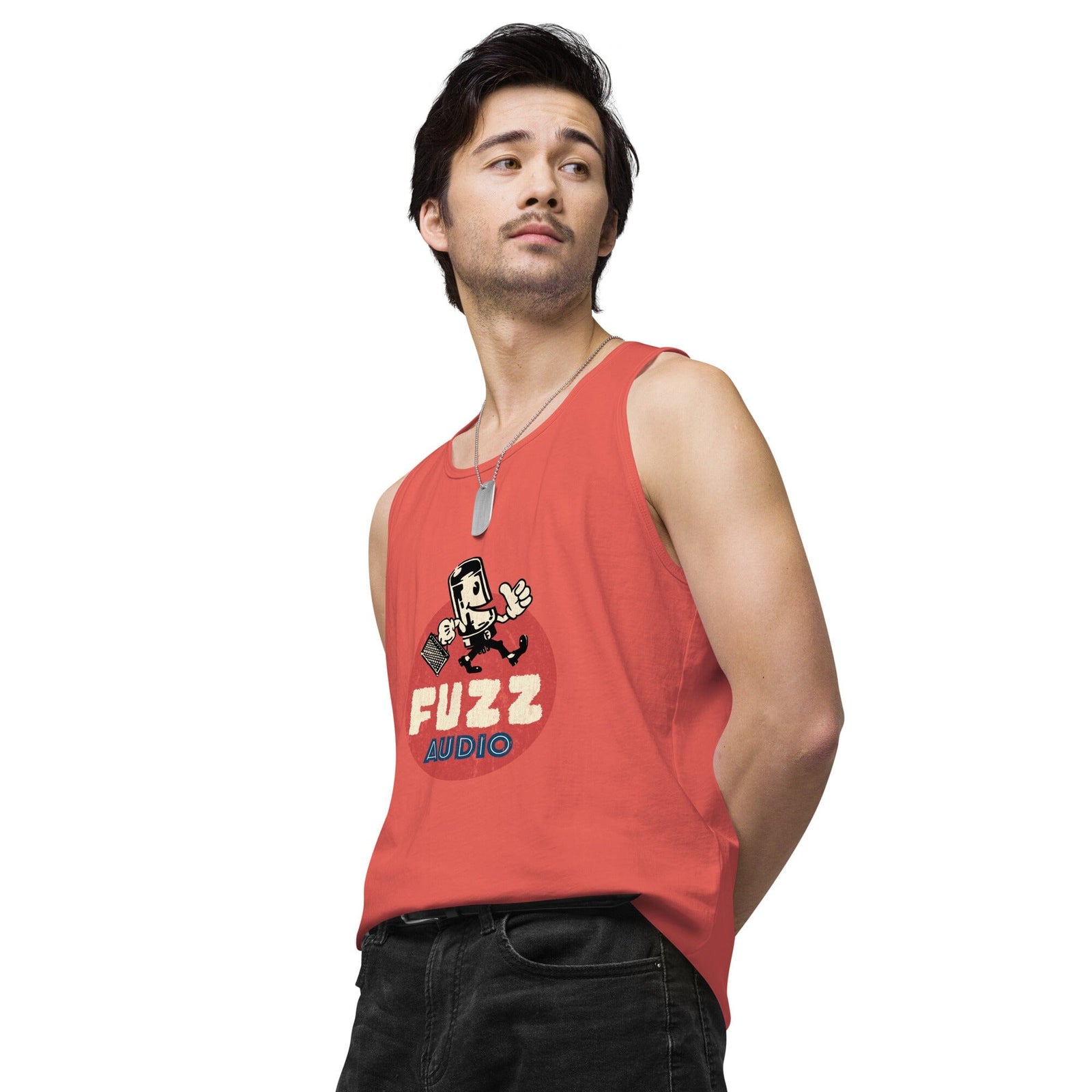Fuzz Audio Mens Premium Tank Top Fuzz Audio