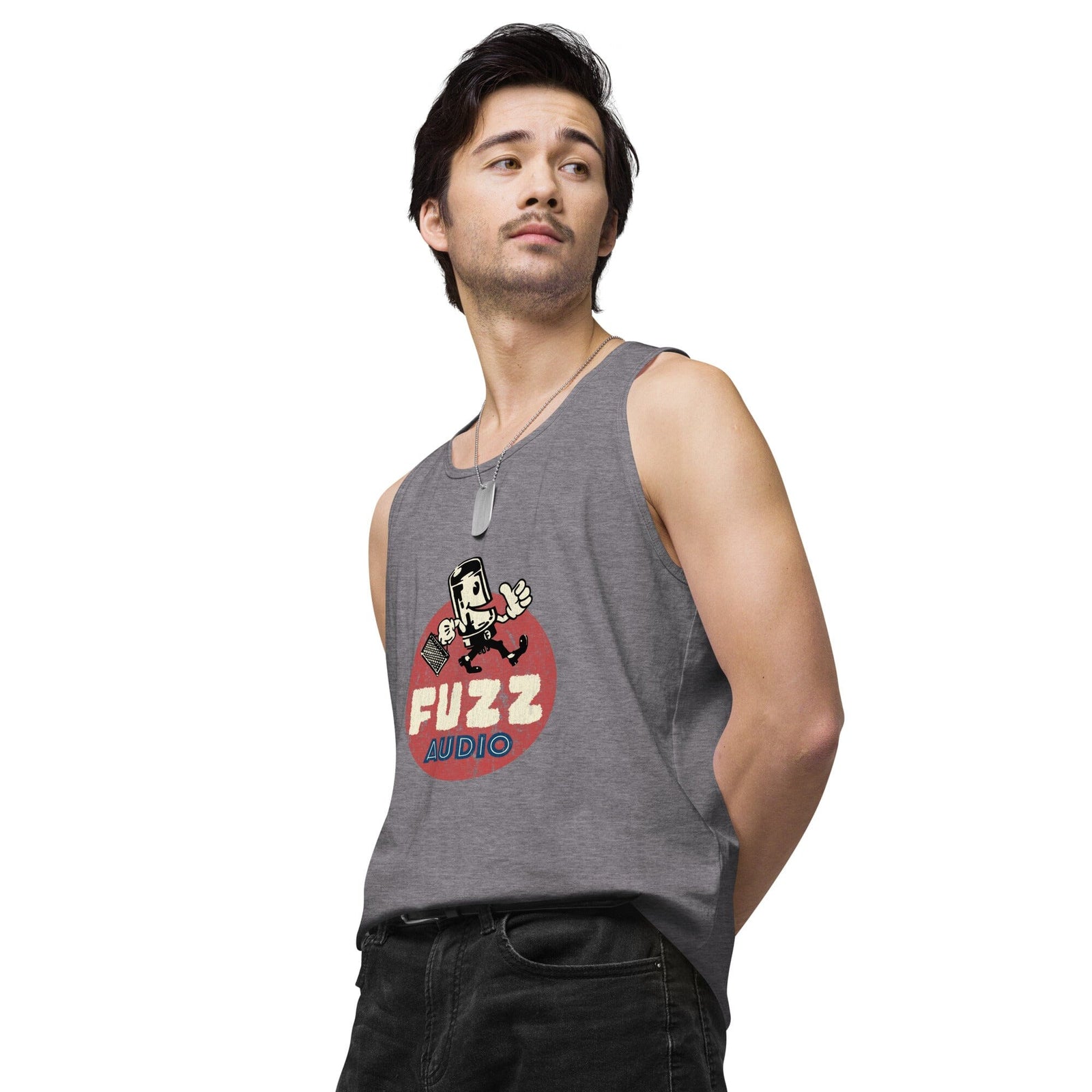 Fuzz Audio Mens Premium Tank Top Fuzz Audio