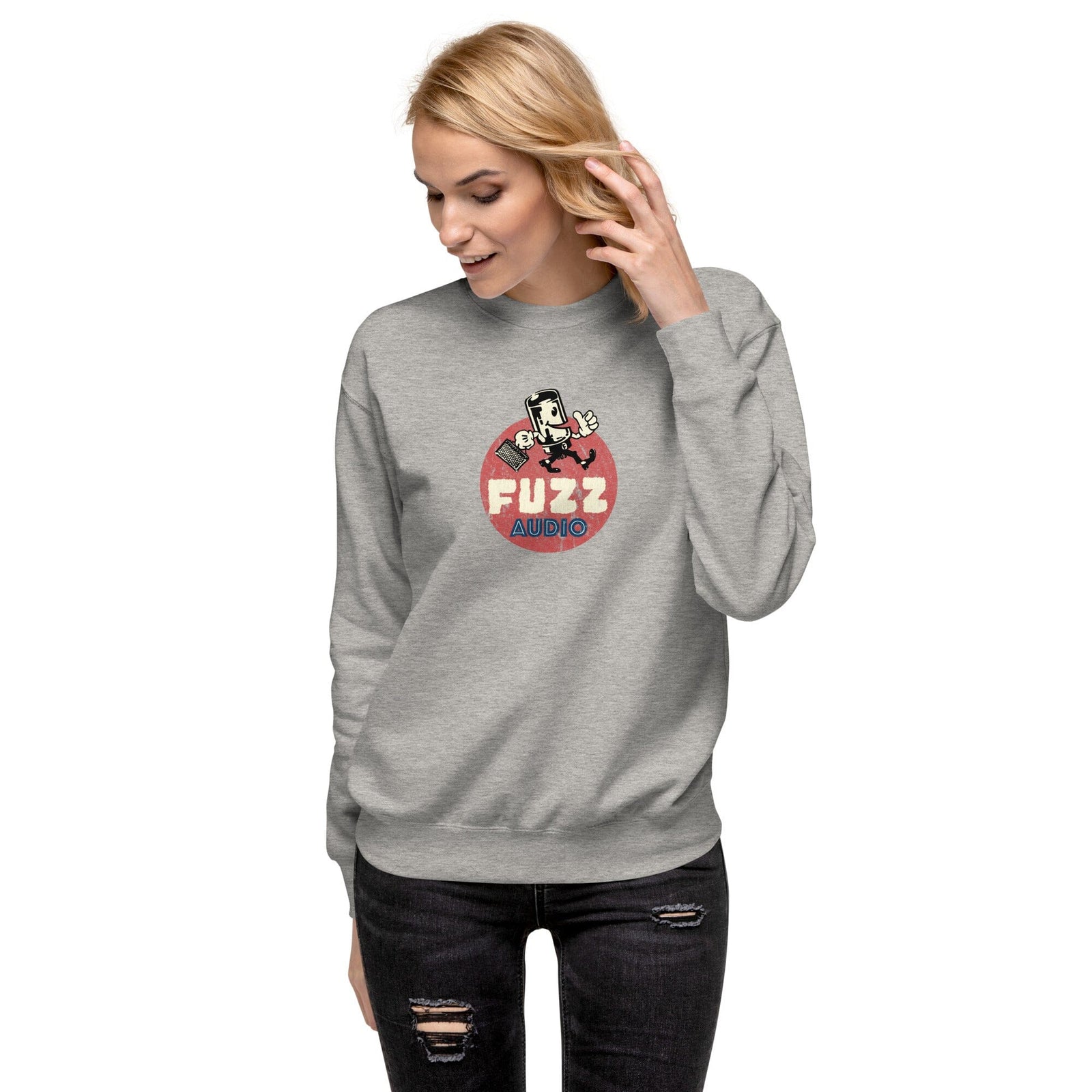 Fuzz Audio Premium Unisex Sweatshirt Fuzz Audio Carbon Grey S