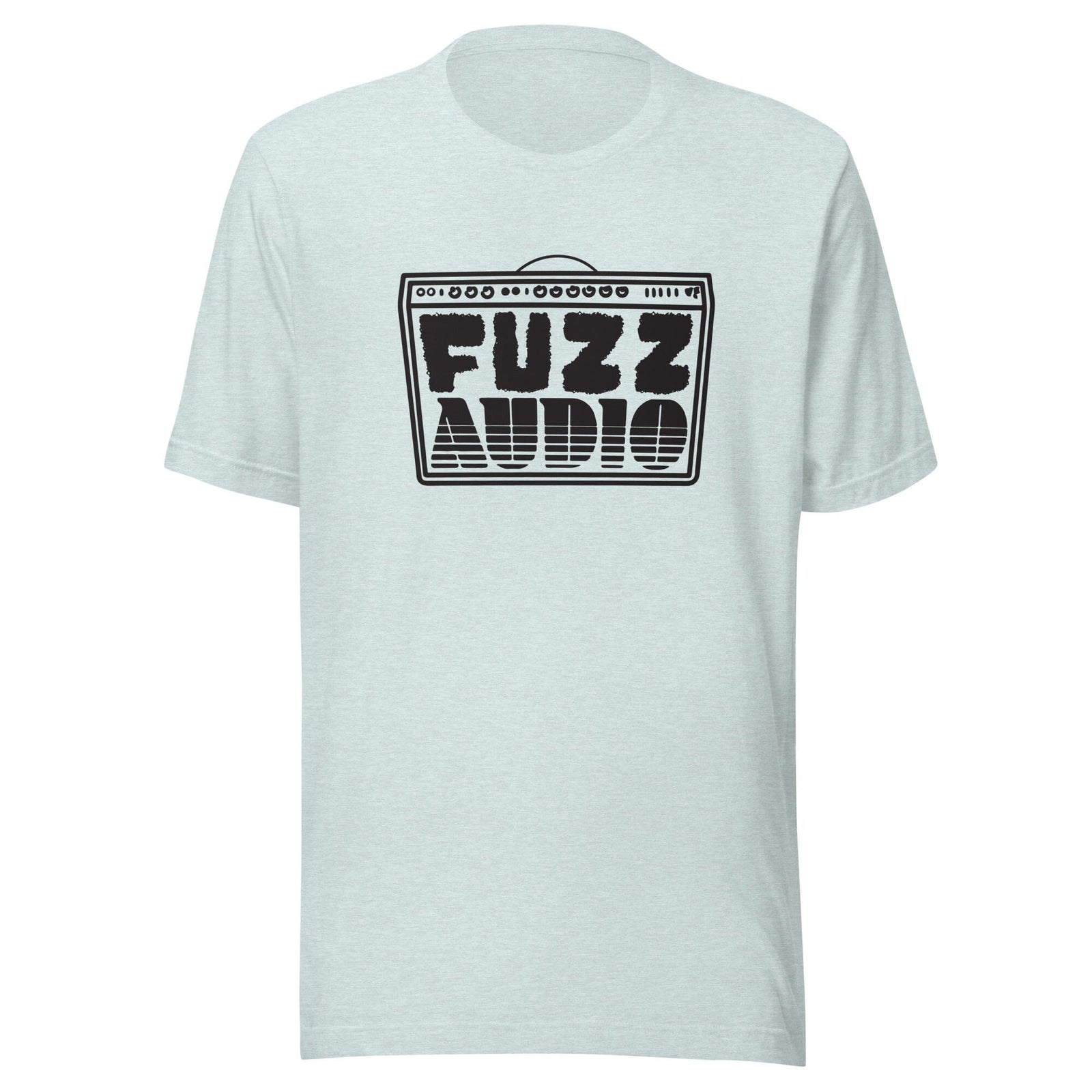 Fuzz Audio Shirt Amp Design - Black Apparel Fuzz Audio Heather Prism Ice Blue XS