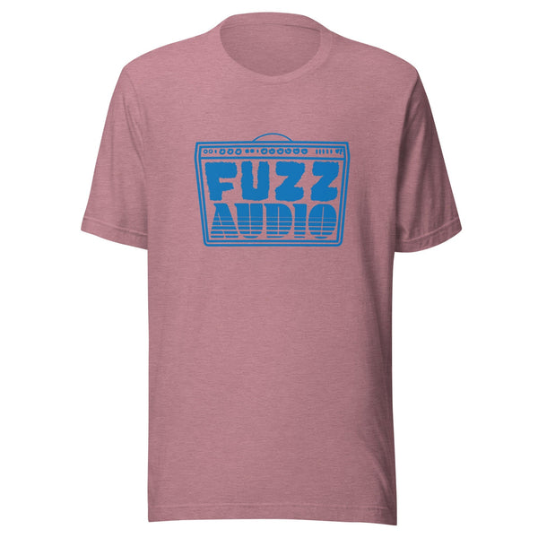 Fuzz Audio Shirt Amp Design - Blue Apparel Fuzz Audio Heather Orchid S 