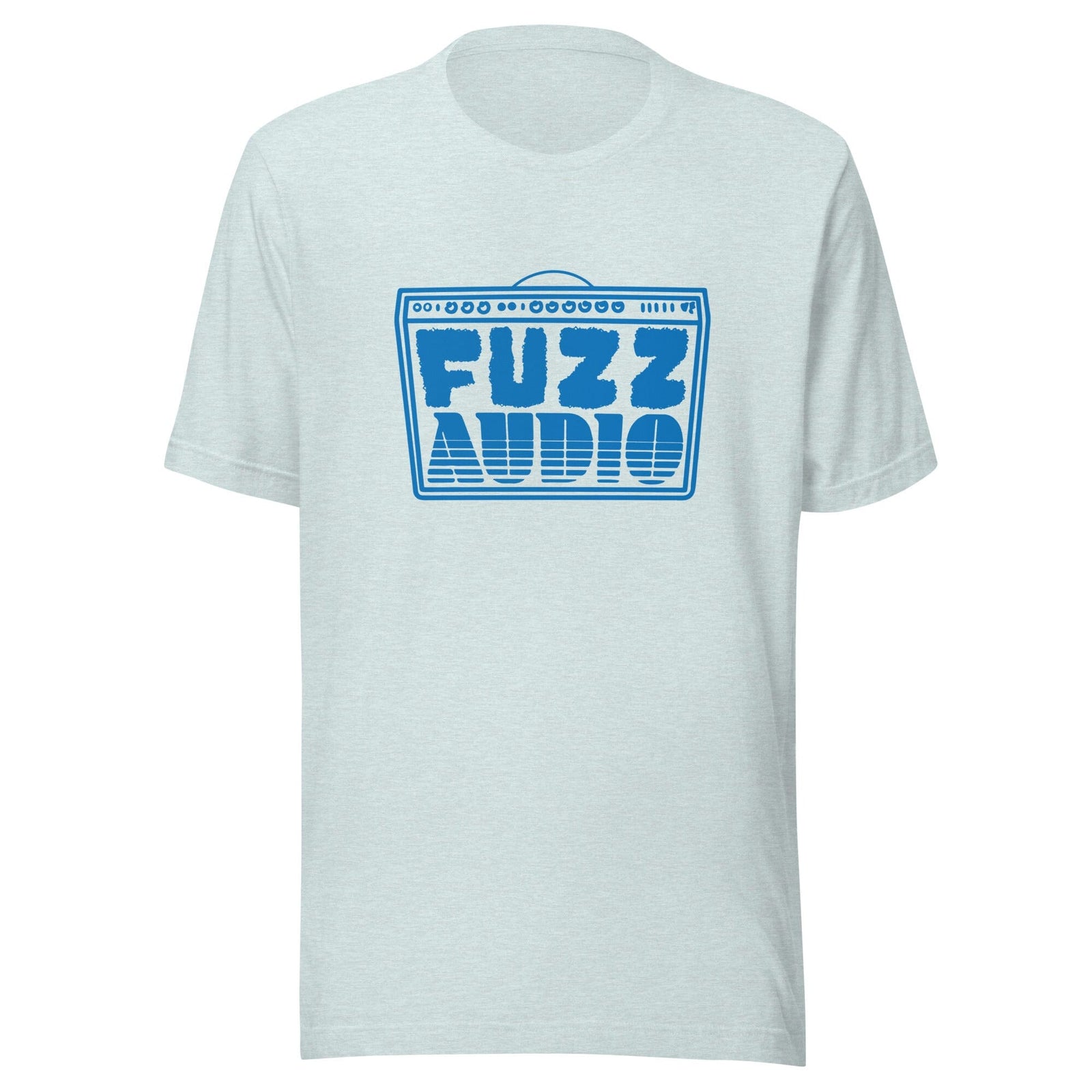 Fuzz Audio Shirt Amp Design - Blue Apparel Fuzz Audio Heather Prism Ice Blue XS