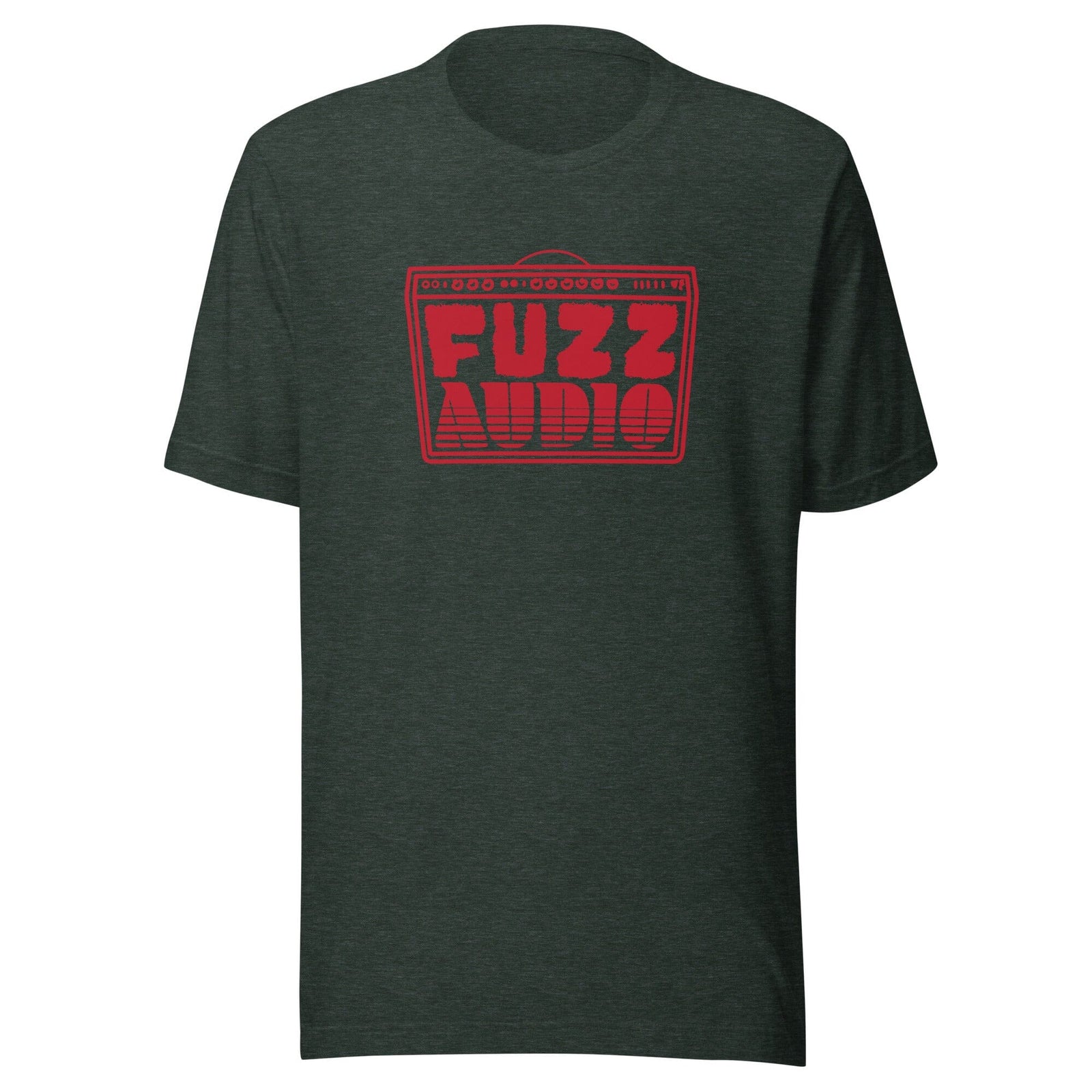 Fuzz Audio Shirt Amp Design - Red Apparel Fuzz Audio Heather Forest S