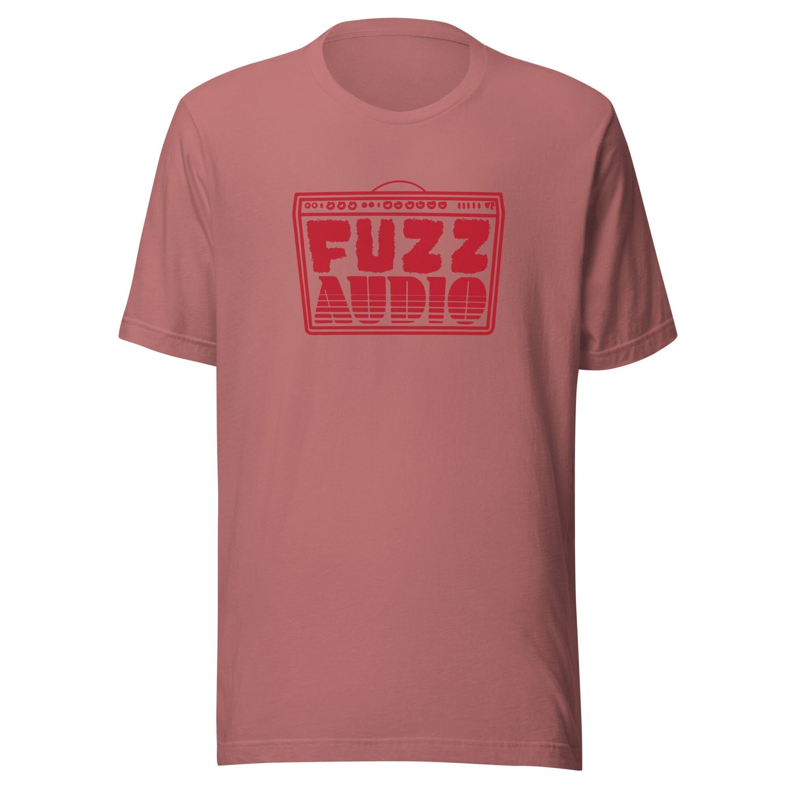 Fuzz Audio Shirt Amp Design - Red Apparel Fuzz Audio Mauve S