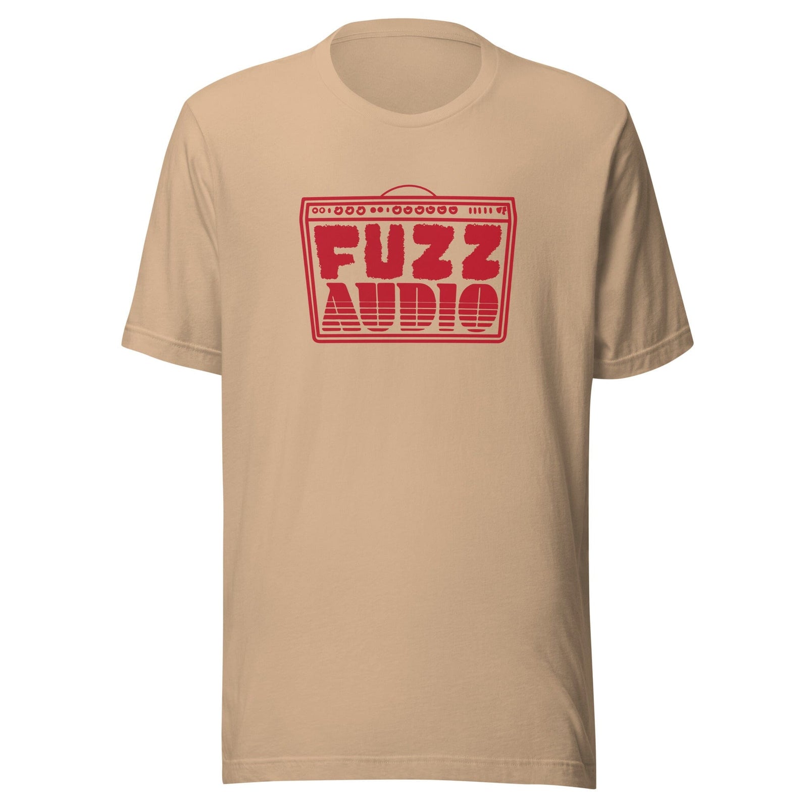 Fuzz Audio Shirt Amp Design - Red Apparel Fuzz Audio Tan S
