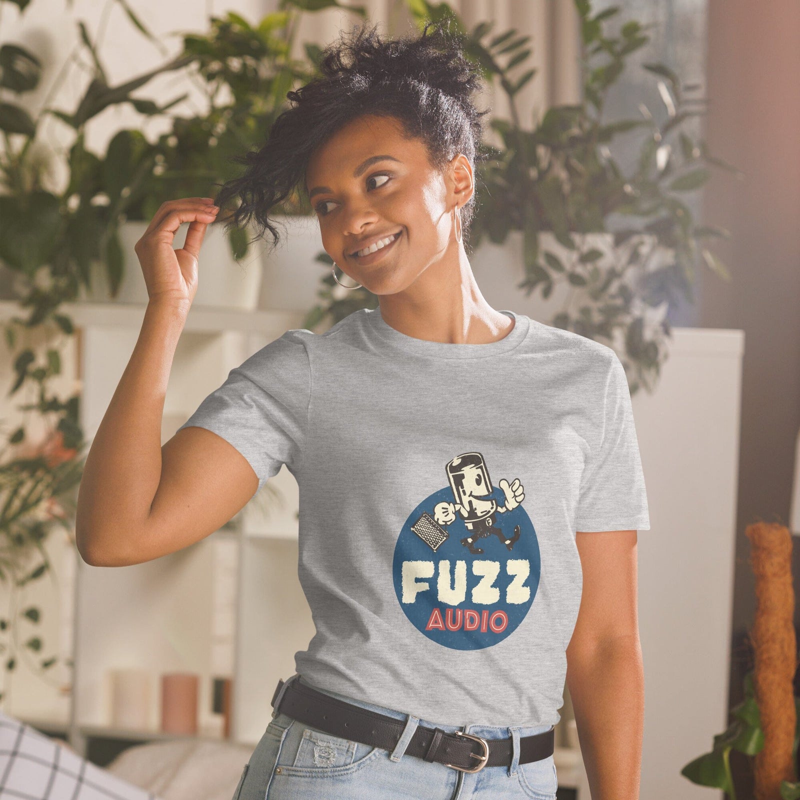 Fuzz Audio Shirt - Blue Apparel Fuzz Audio Sport Grey S