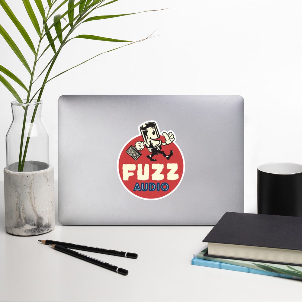 Fuzz Audio Stickers - Red Logo Decorative Stickers Fuzz Audio