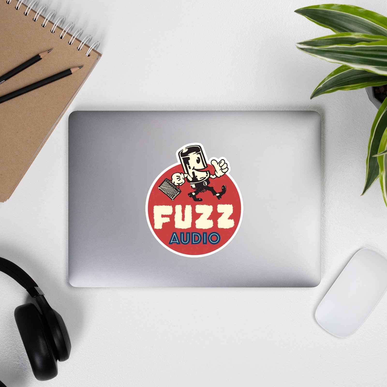 Fuzz Audio Stickers - Red Logo Decorative Stickers Fuzz Audio