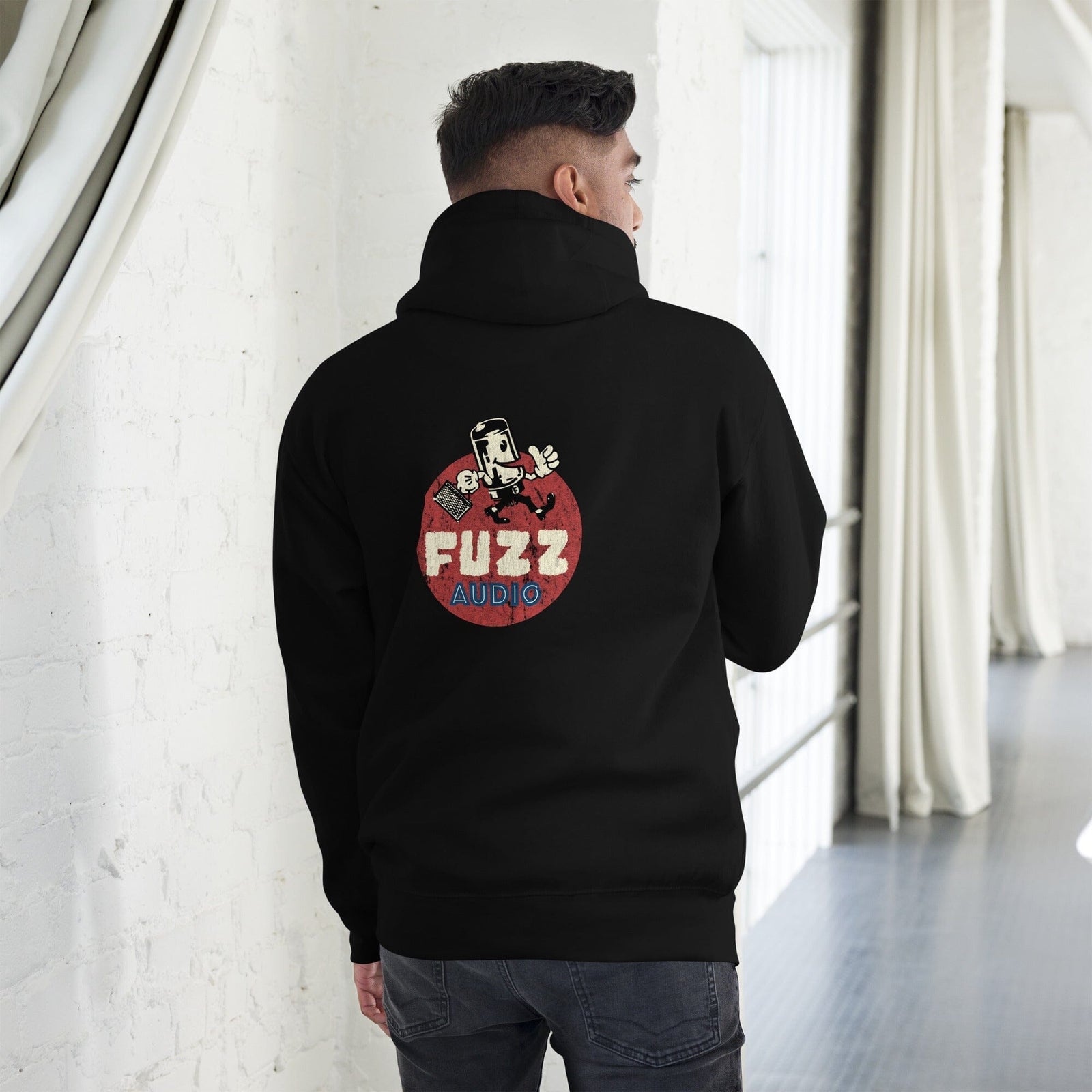 Fuzz Audio Unisex Hoodie - Back Logo Fuzz Audio Black S