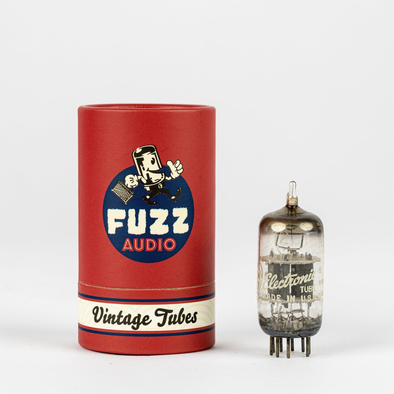 GE 12AY7 Grey Plates NOS Tubes Fuzz Audio