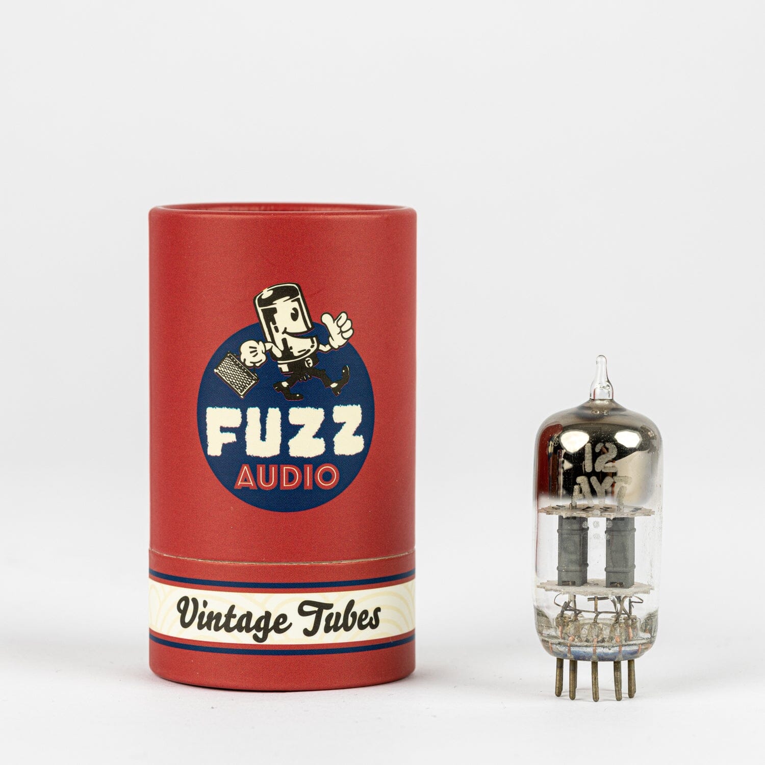 GE 12AY7 Grey Plates NOS Tubes Fuzz Audio Box Plate GE 12AY7 NOS