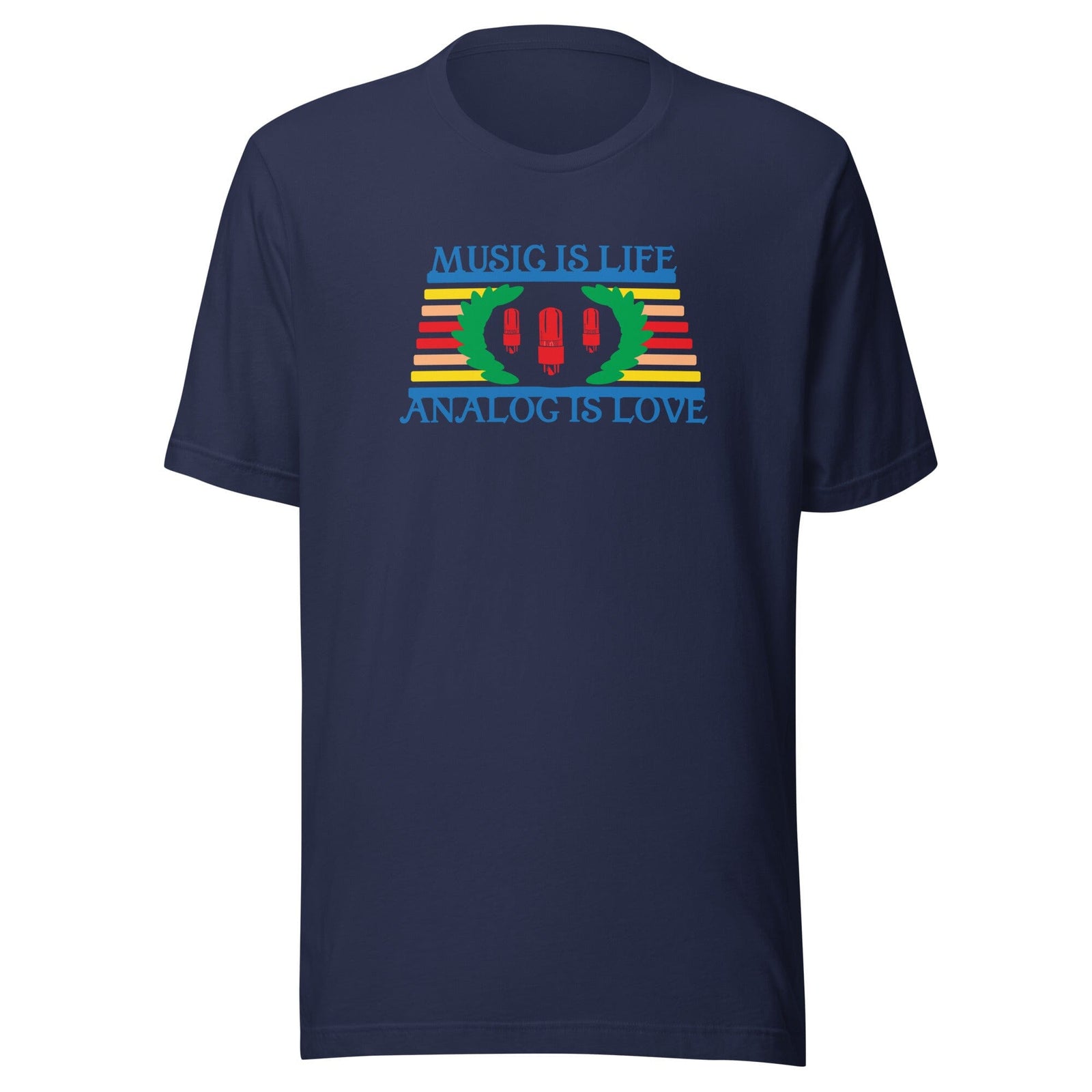 Music is Life, Analog is Love Shirt 2 Apparel Fuzz Audio