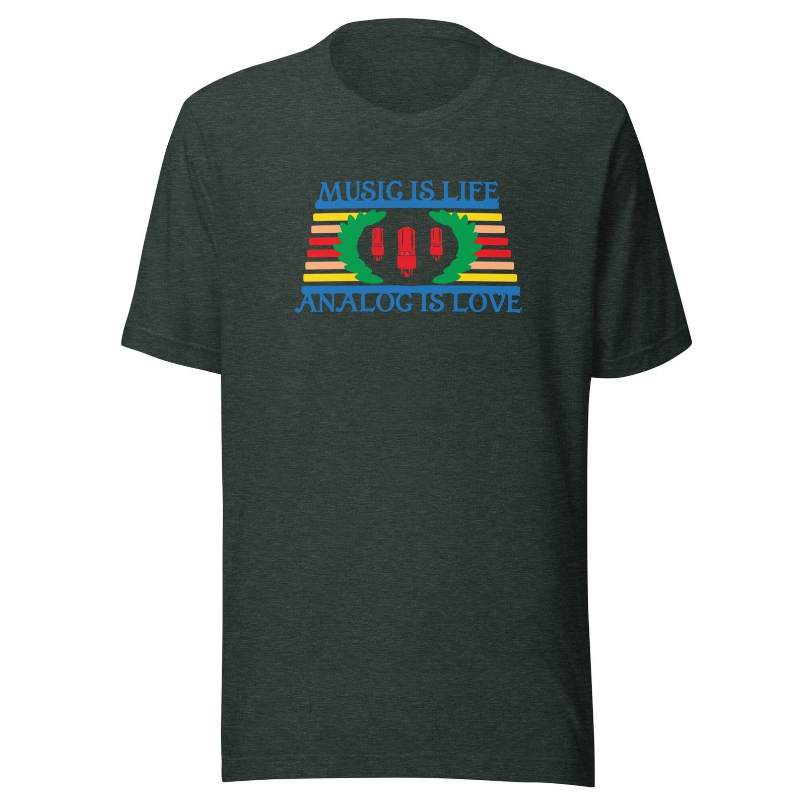 Music is Life, Analog is Love Shirt 2 Apparel Fuzz Audio