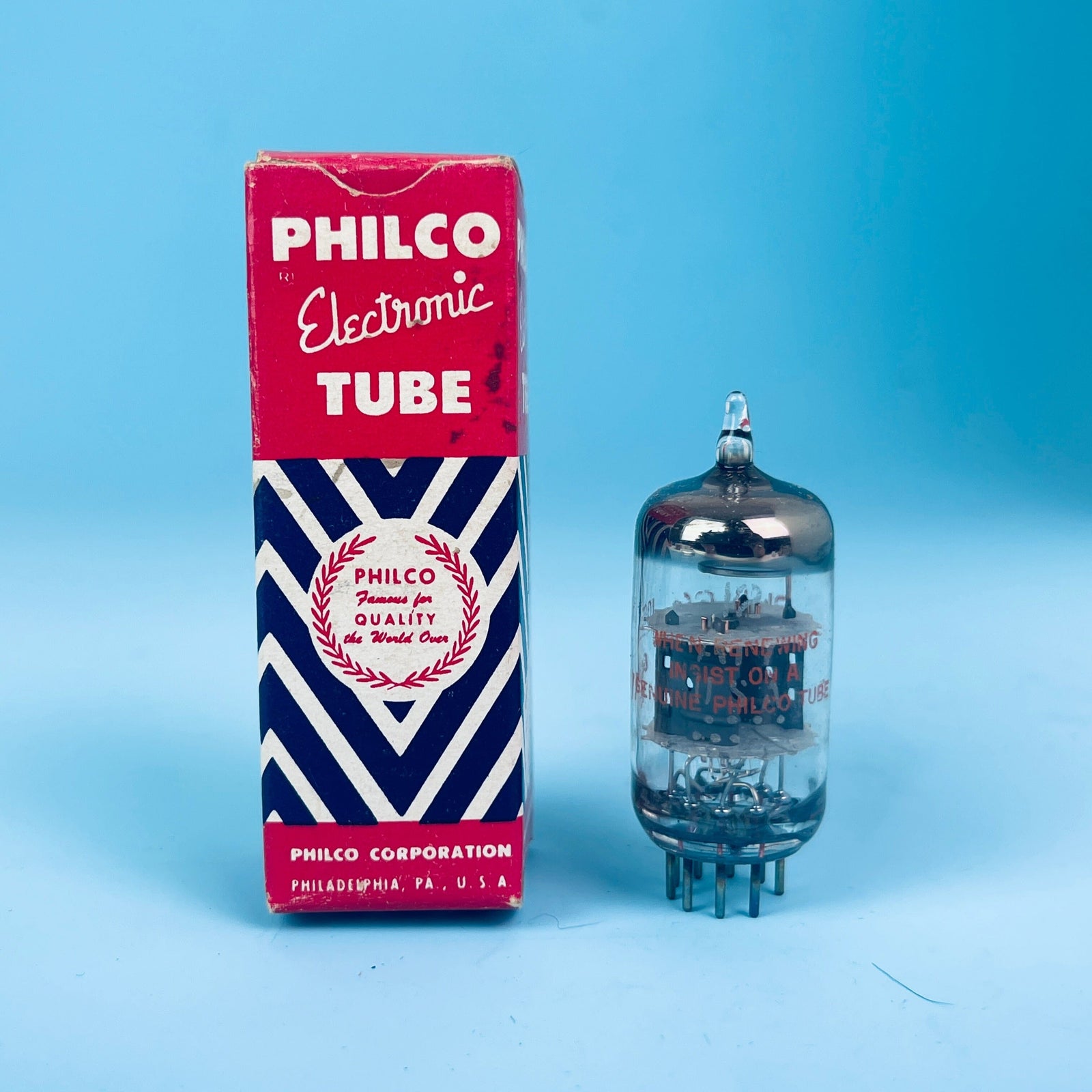 Philco 12AT7 NOS NIB NOS Tubes Fuzz Audio