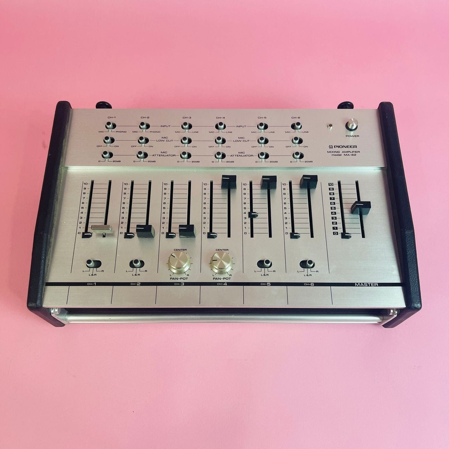 Pioneer MA-62 Mixing Amplifier (6 Channel) Audio Mixers Fuzz Audio