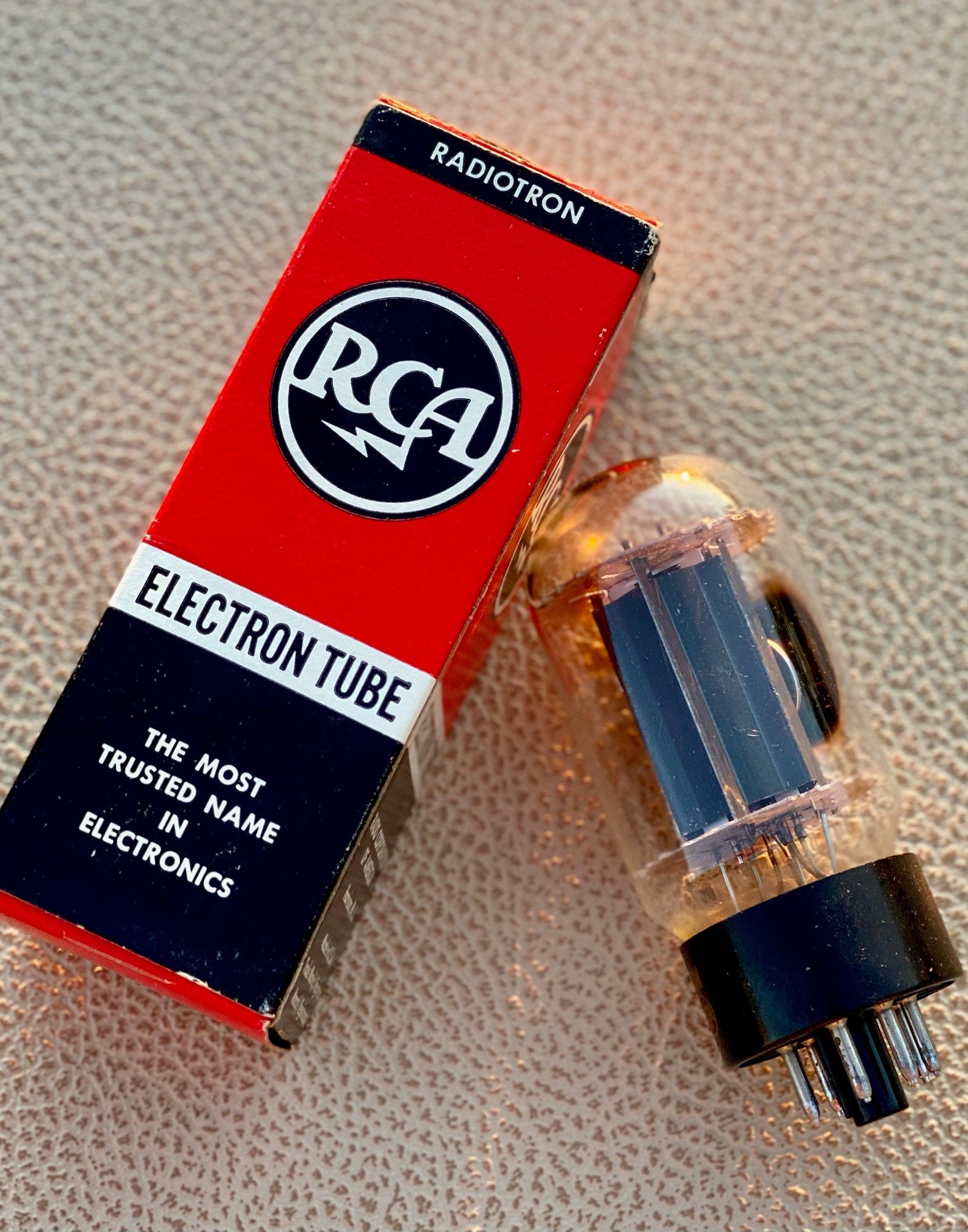 RCA 6L6GC Black Plate NOS Tubes Fuzz Audio Test NOS