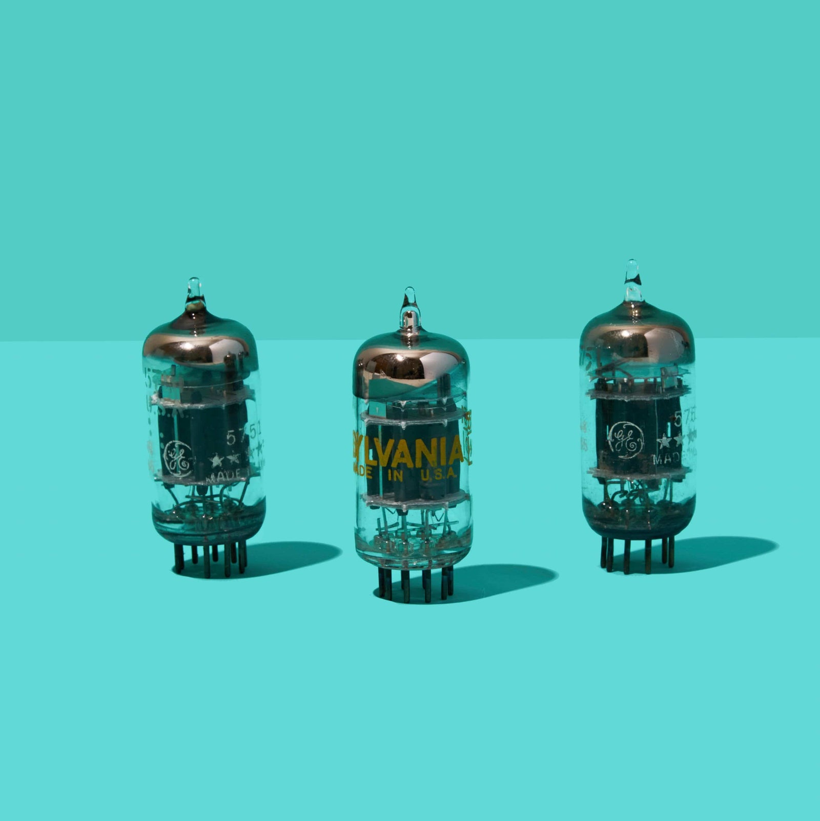 USA 5751 (GE, Sylvania, RCA) NOS Tubes Fuzz Audio GE 5751 Black Plate