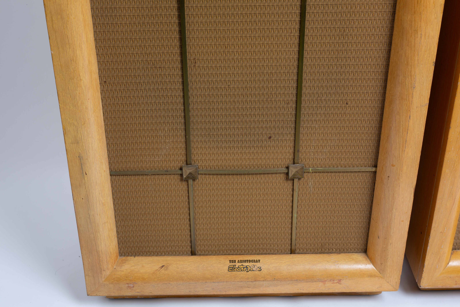 Electro-Voice Aristocrat 3-Way Speakers in Rare White Oak - Restored 