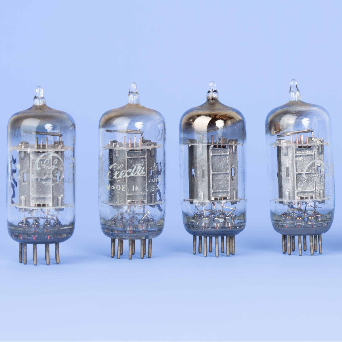 GE 12AX7 Galvanized Black Plates | Fuzz Audio | Guitar and Hifi Tubes