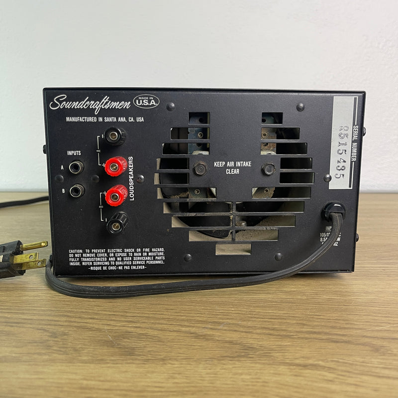 Soundcraftsmen PM860 Vintage Stereo Power Amplifier