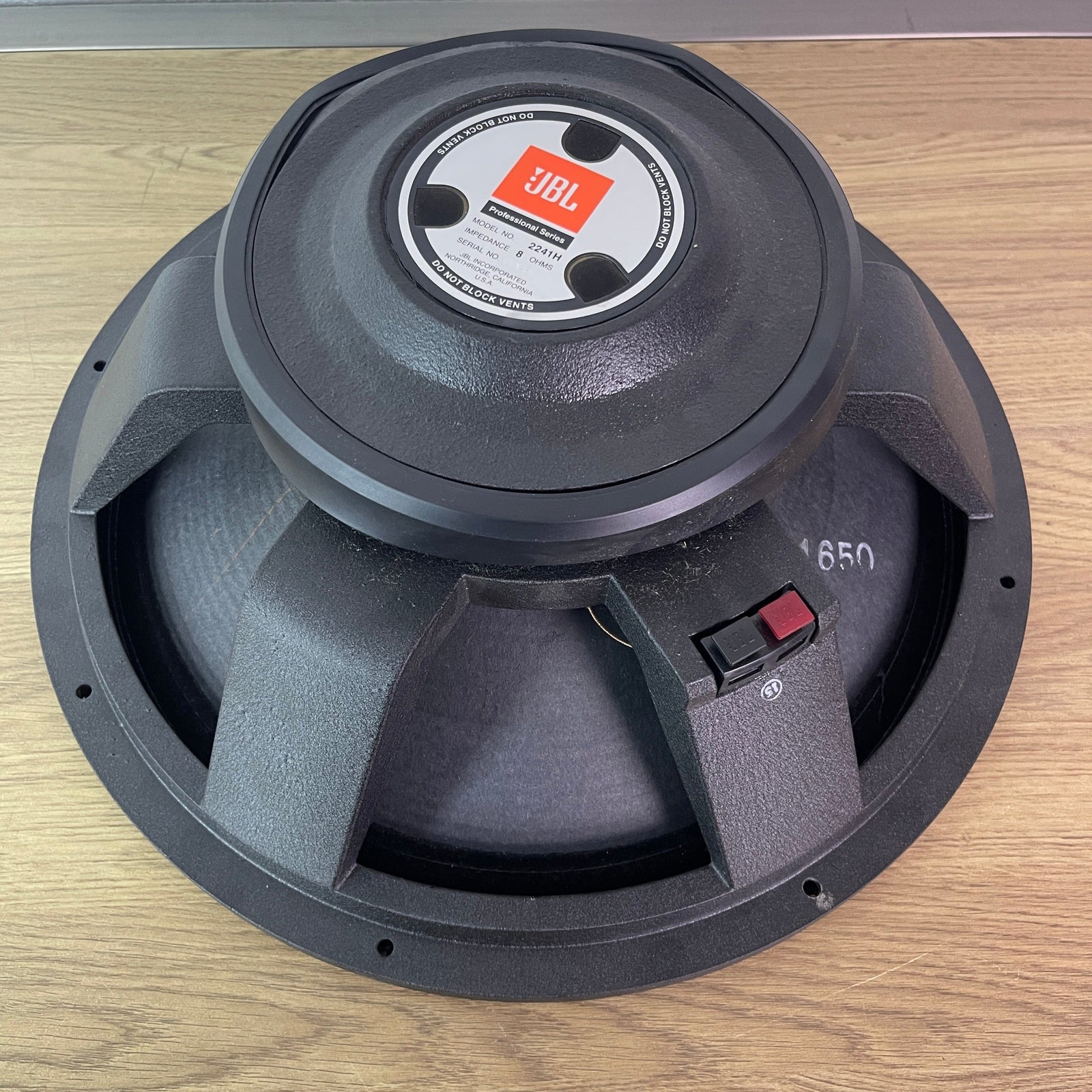 JBL 2241H 18" Speaker 8 ohms