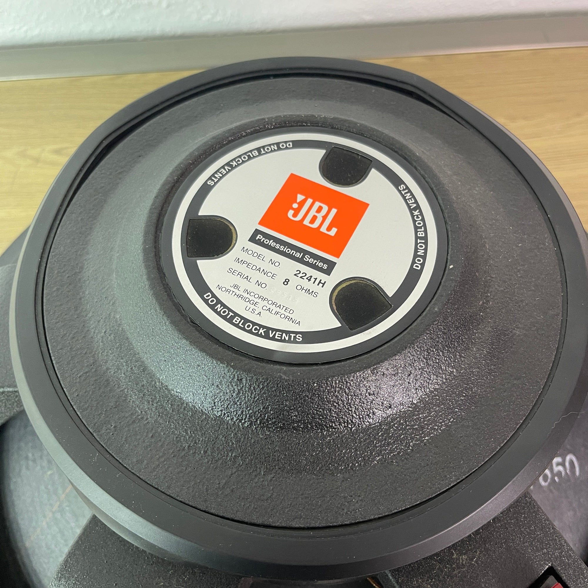 JBL 2241H 18" Speaker 8 ohms