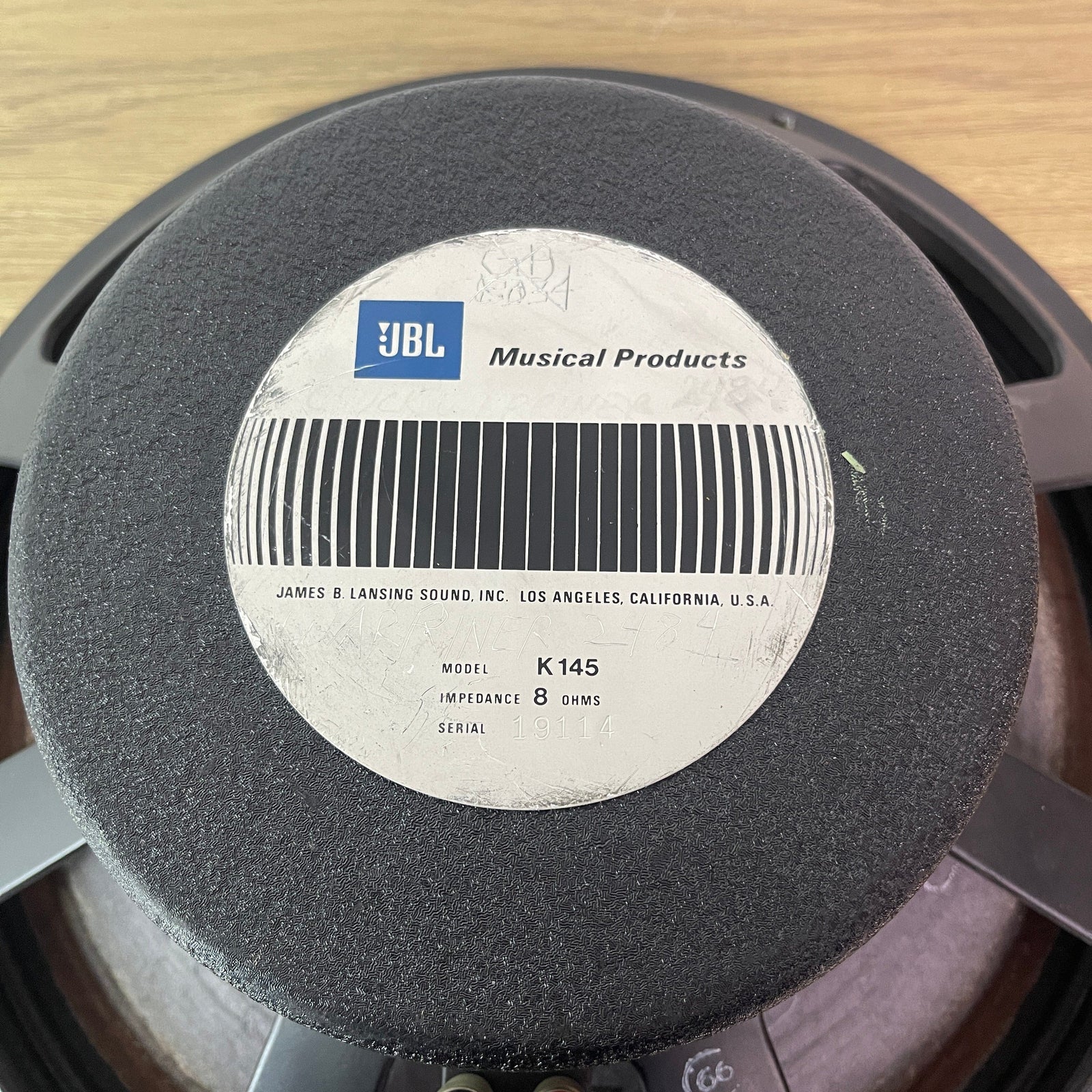 JBL K145 15" Speaker #2 | 8 Ohms