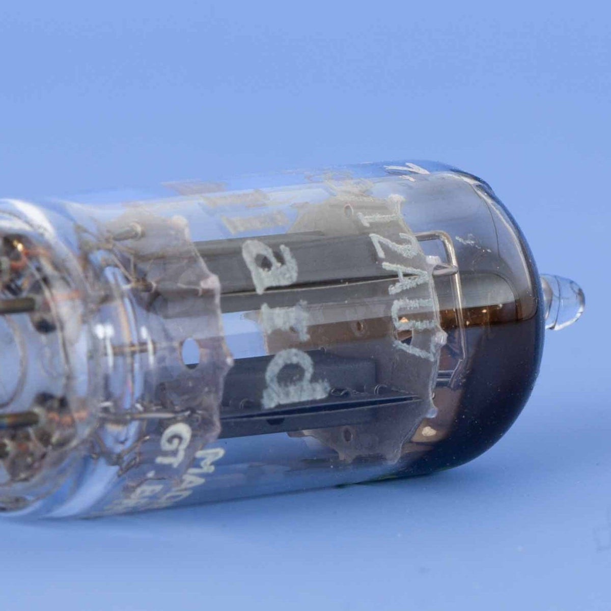  Mullard ECC82 12AU7 Long Plates Square [] Getter