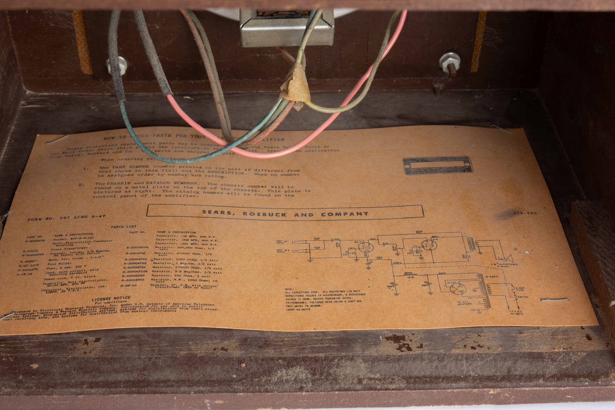 Silvertone 1301 Guitar Amp (1948)