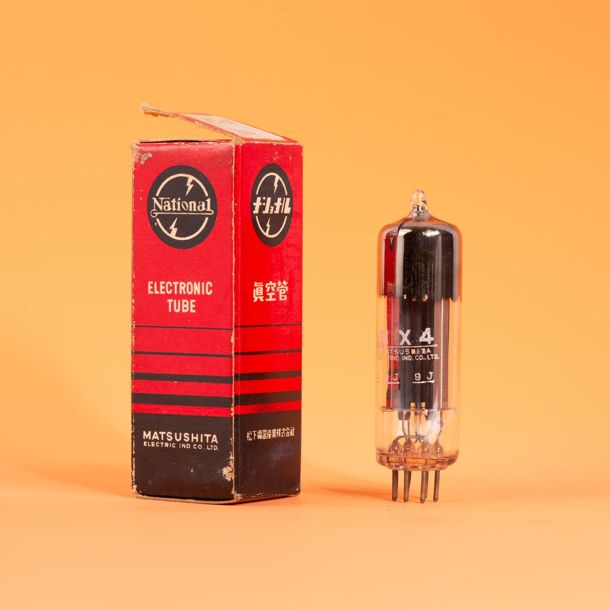 Matsushita 6X4 / EZ90 Vintage NOS Rectifier Tube