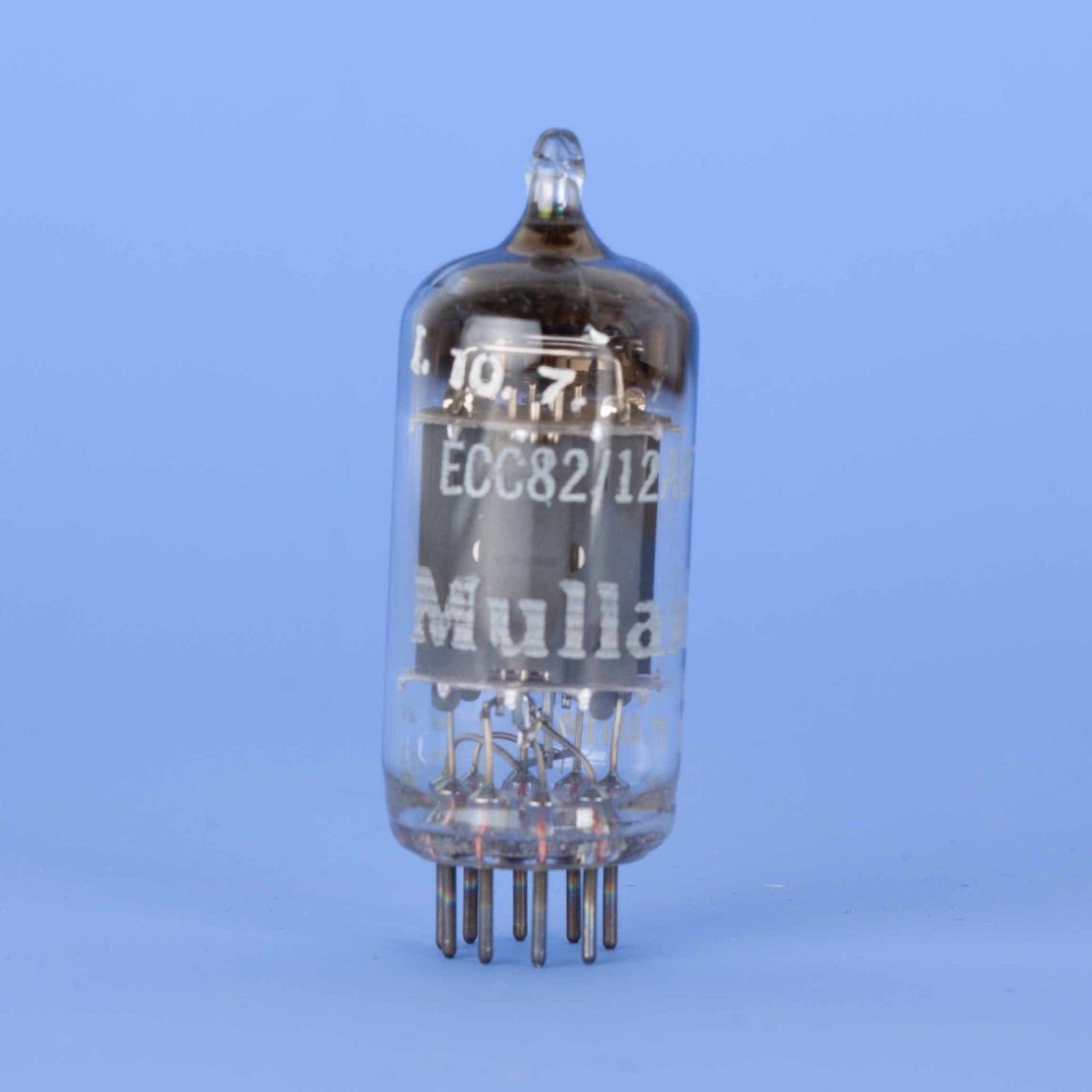  Mullard ECC82 12AU7 Long Plates Square [] Getter