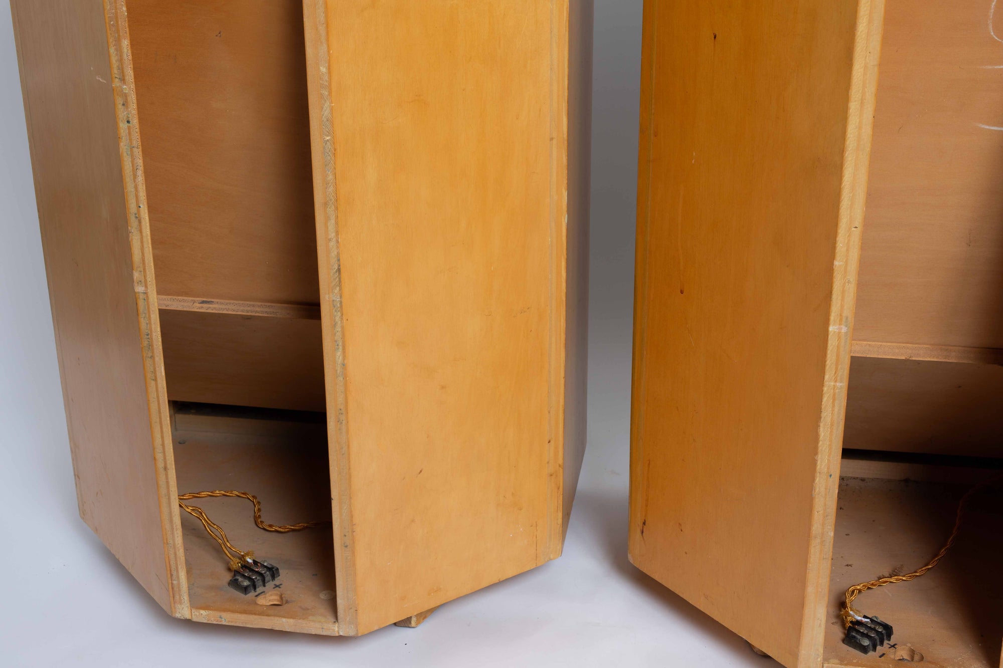 Electro-Voice Aristocrat 3-Way Speakers in Rare White Oak - Restored