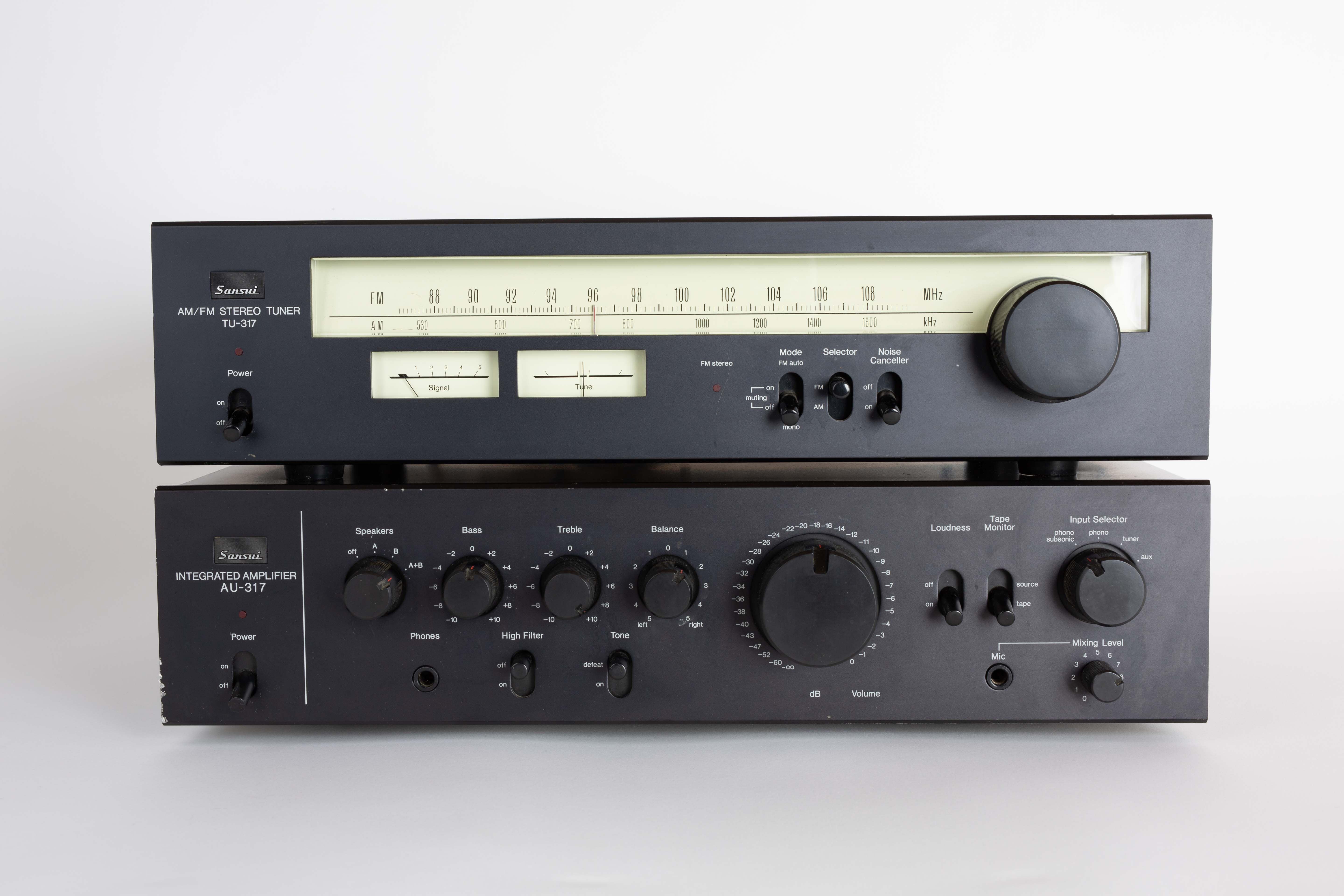 Sansui TU-317 & AU-317 Stereo Amplifier and Tuner - Fuzz Audio