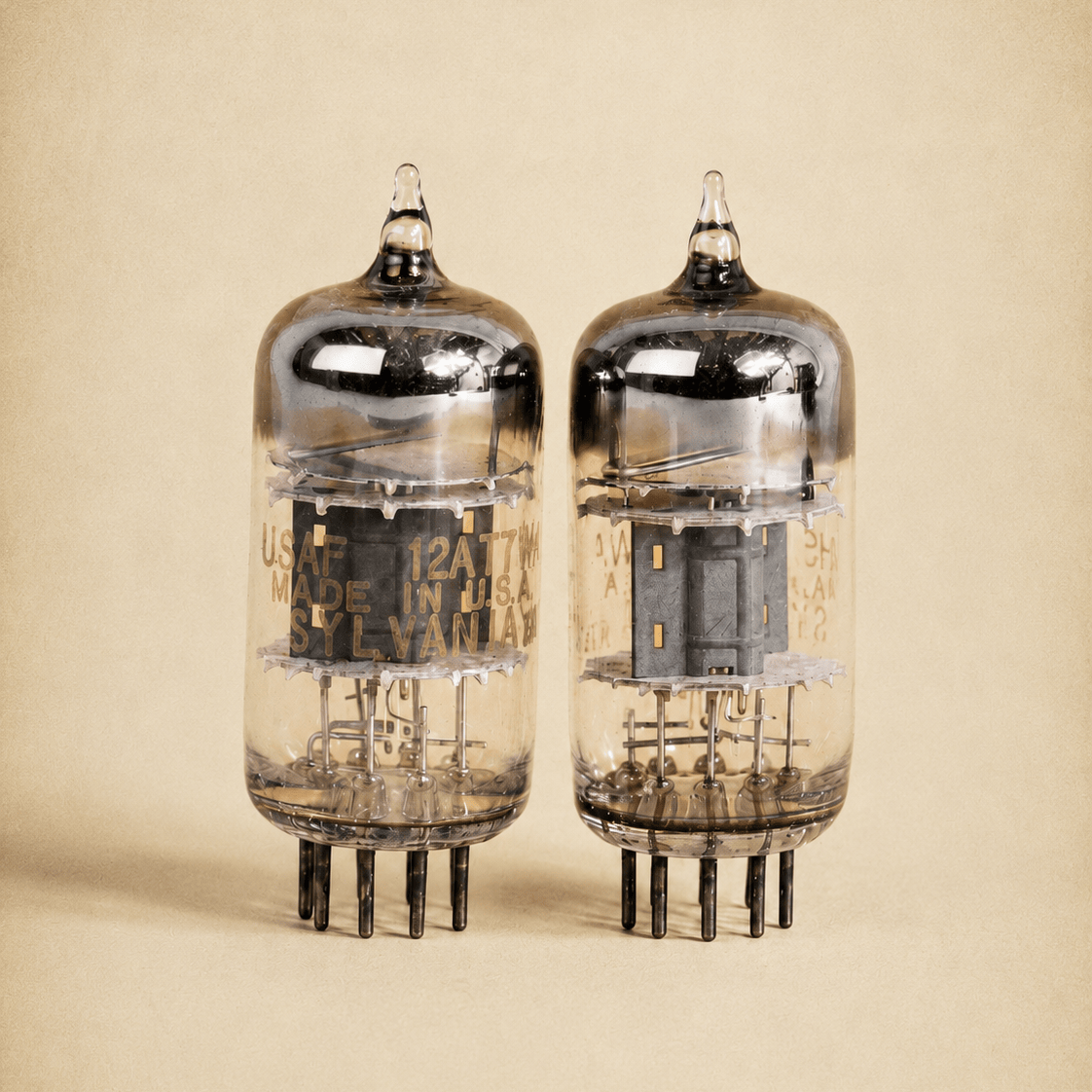 Sylvania 12AT7WA Triple Mica Matched Pair