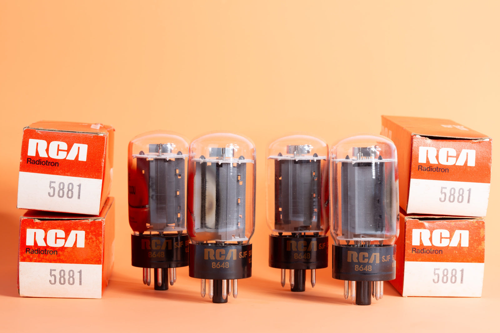 Sylvania 5881/6L6WGB Matched Quad