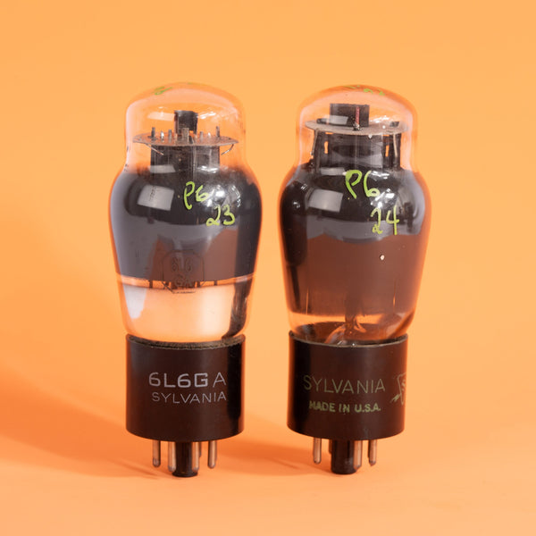 SYLVANIA 6l6gc 真空管 4本セット MADE IN USA Sylvania 6L6GA (4 Pairs Available) | Vintage NOS Vacuum Tubes